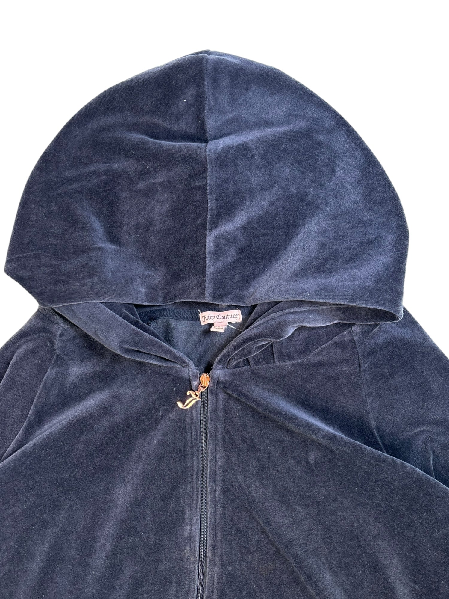 (XL) Midnight Blue with Sequin Graphic Juicy Couture Top