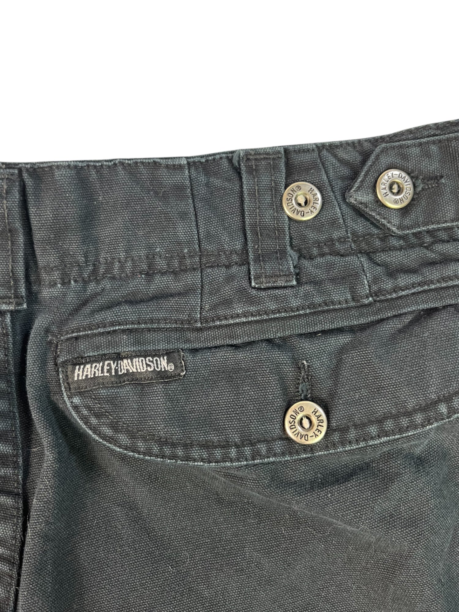 (31) Black Harley Davidson Shorts