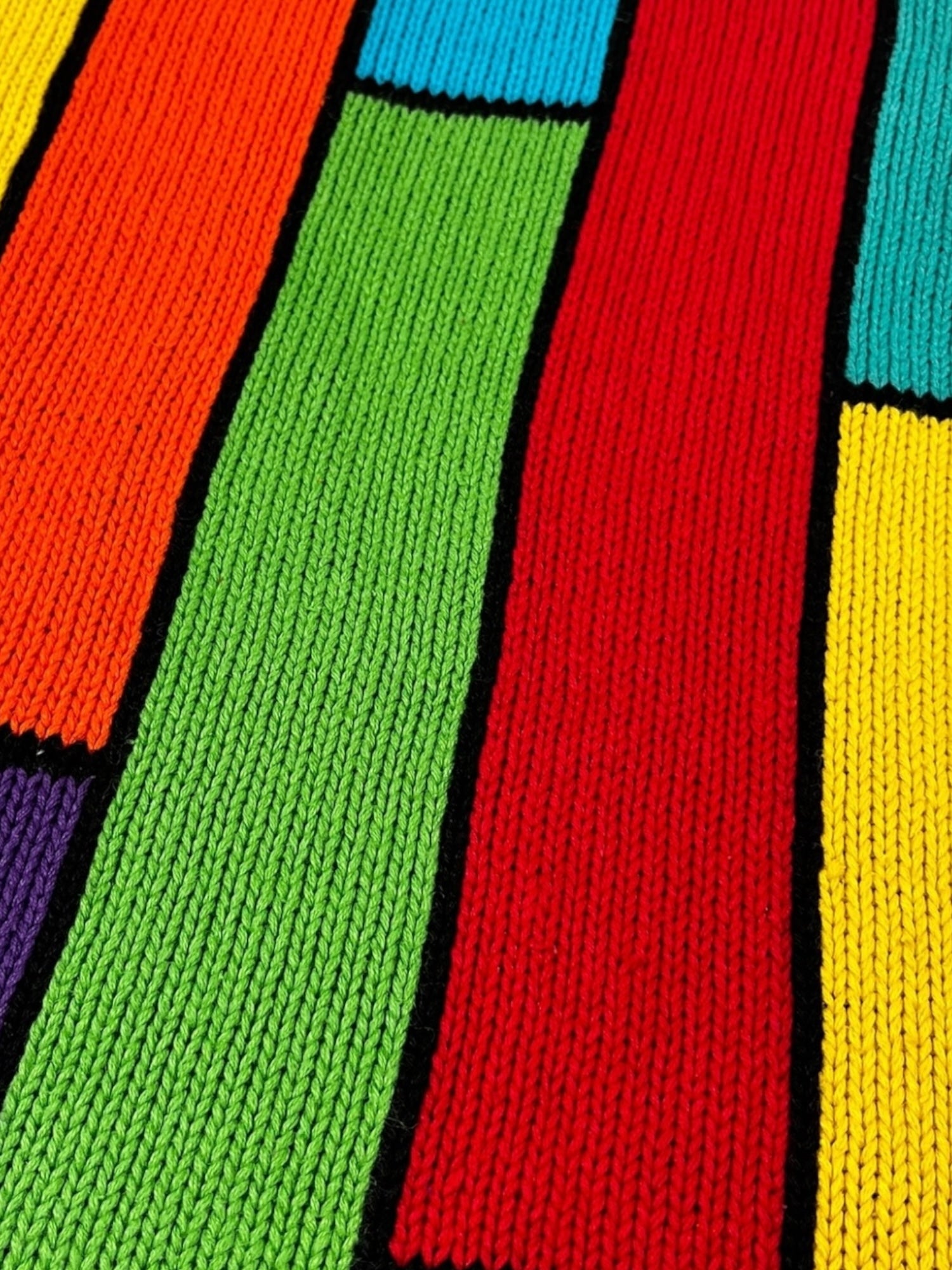 (M/L) MIXIT Colour Block Knit Sweater