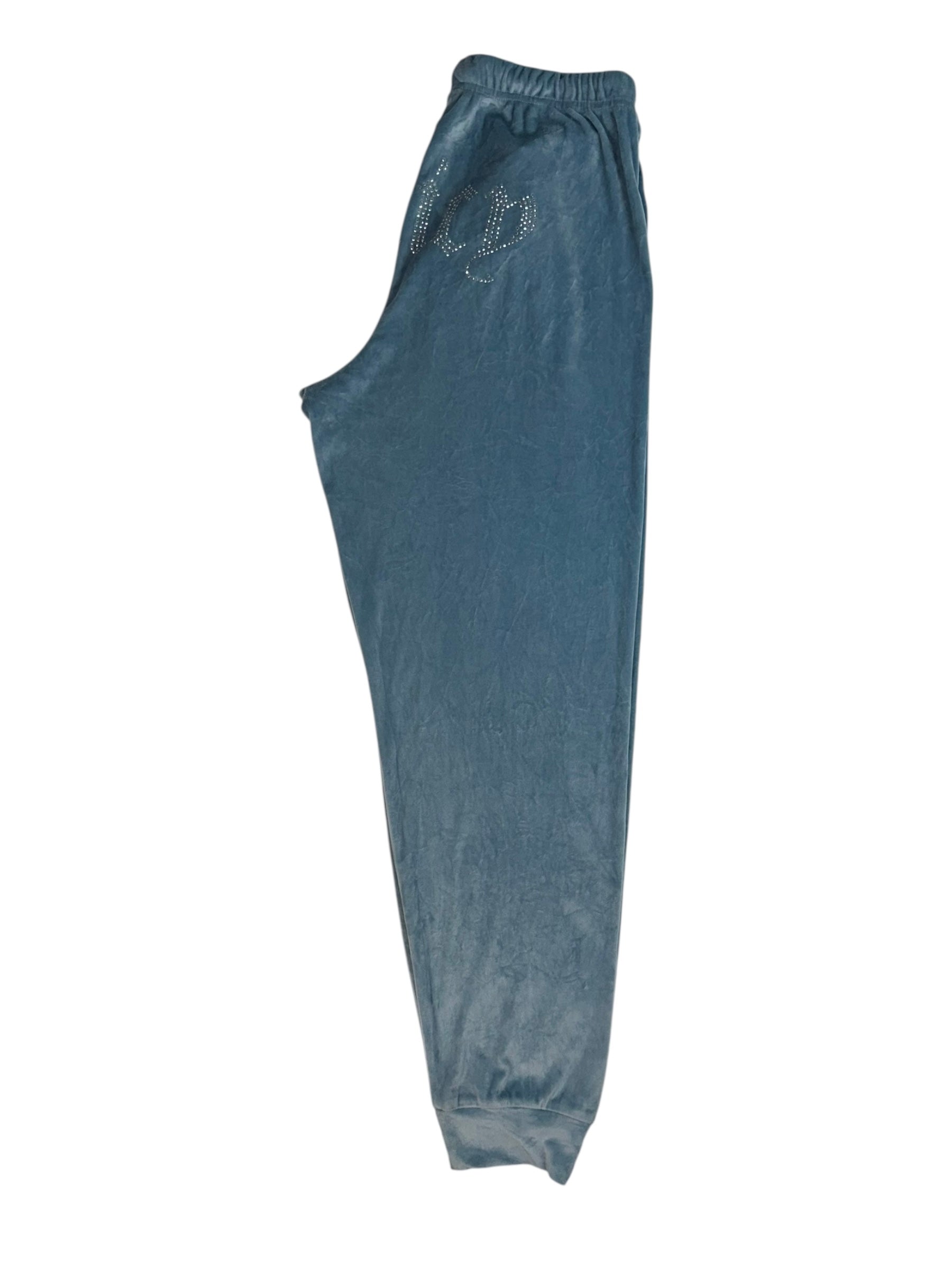 (M) Pastel Blue Embellished Juicy Couture Pants