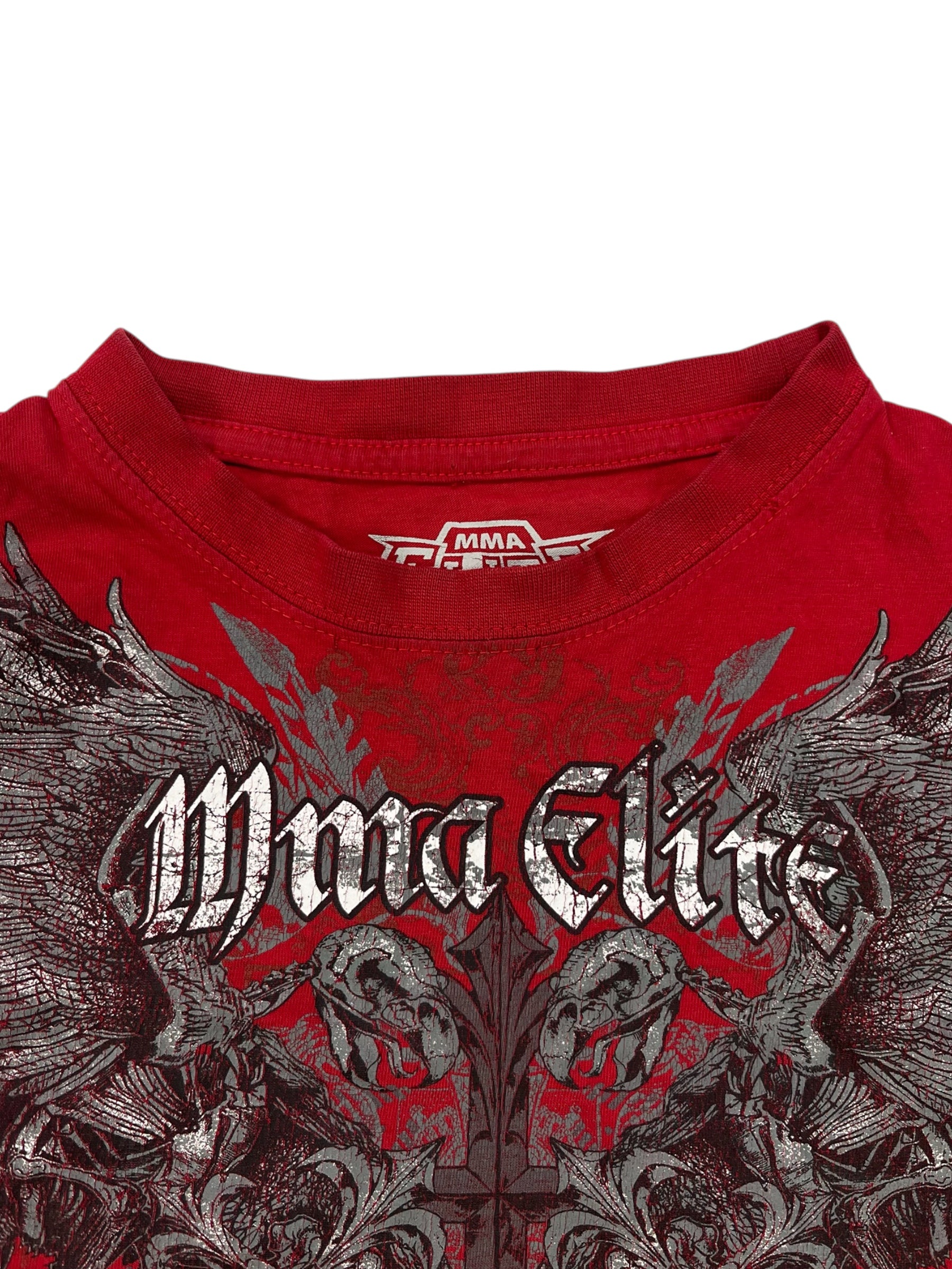 (M) MMA Elite Red Baby Tee