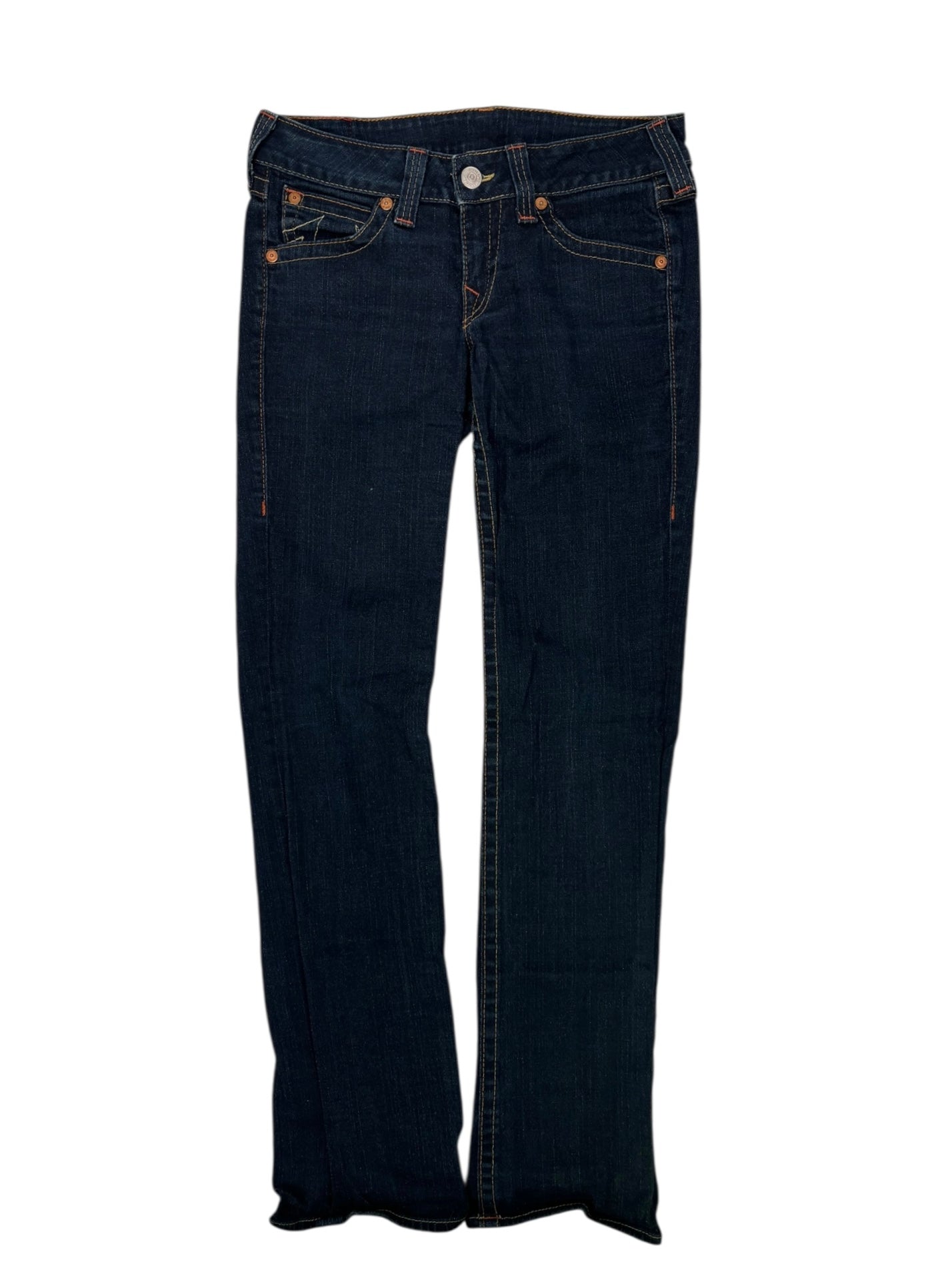 (32) True Religion Low Rise Denim