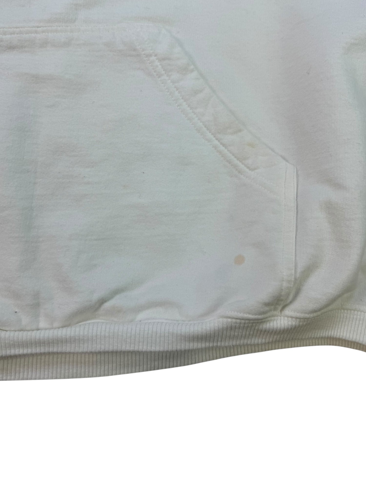 (L) B.U.M Equipment White Hoodie