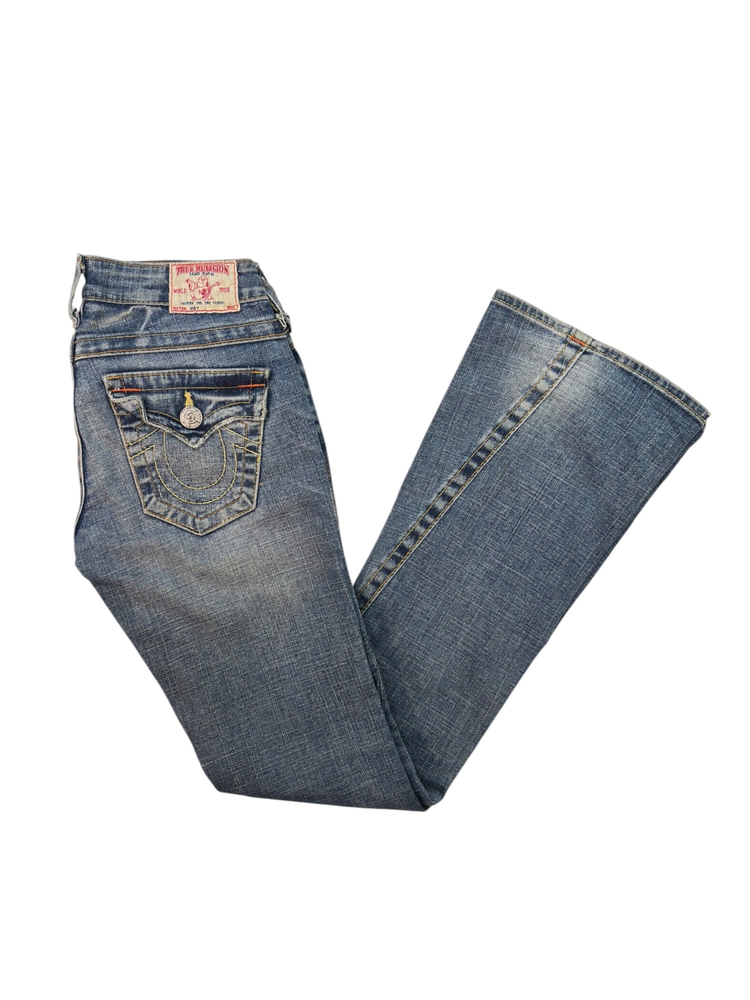 パンツ TRUE RELIGION JOEY boot cut denim 32inch True Religion Joey Super T Jeans Womens Size 32 Dark Wash Bootcut