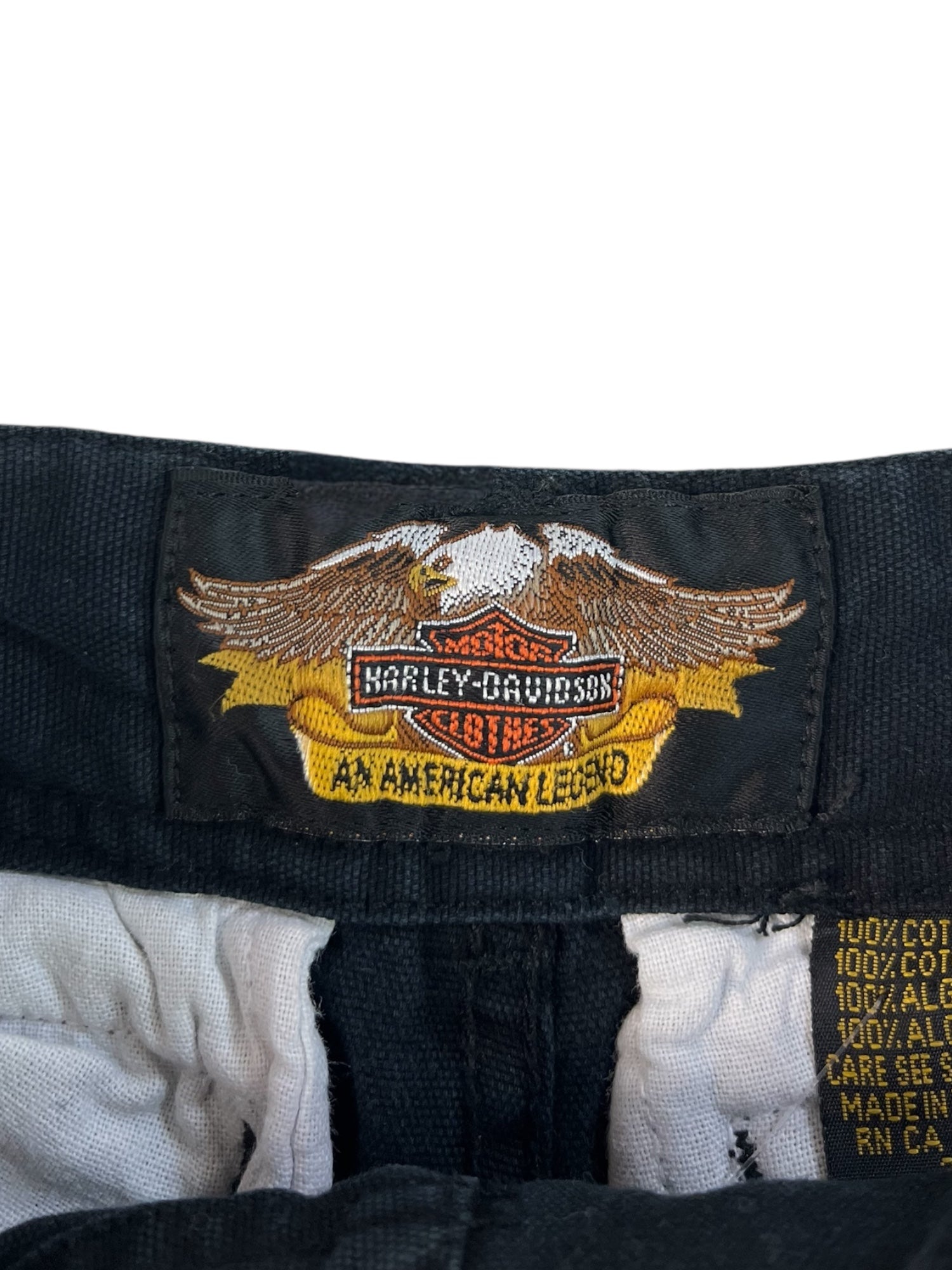 (31) Black Harley Davidson Shorts