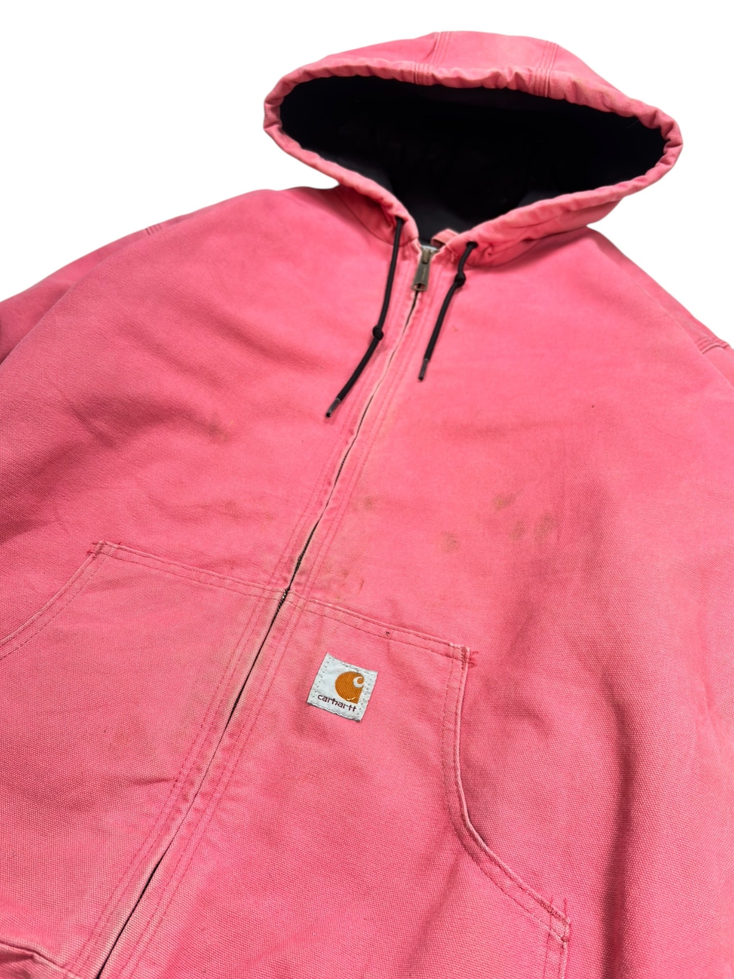 (L) Carhartt Pink Hooded Jacket