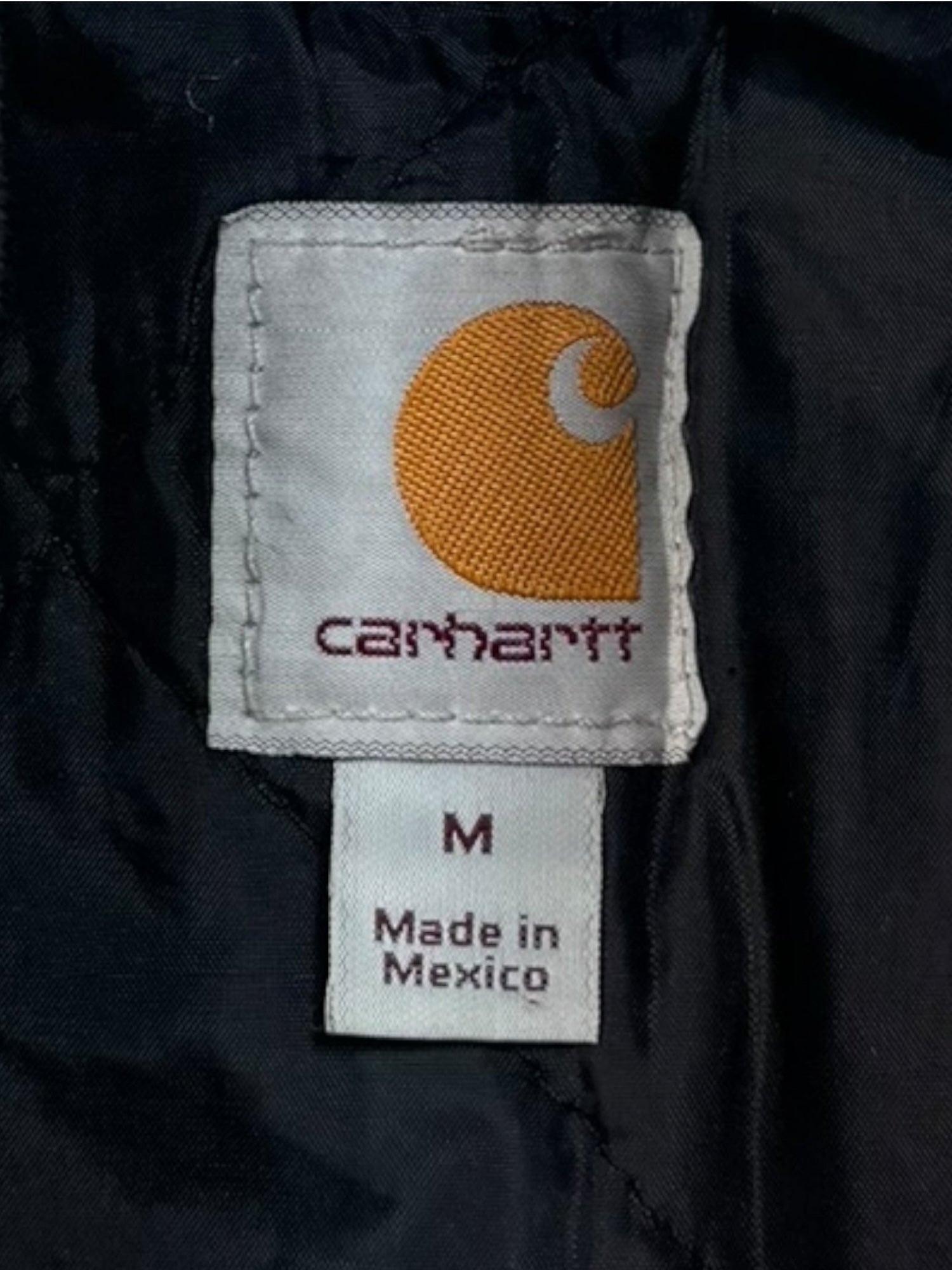 (M) Black Carhartt Denim Vest