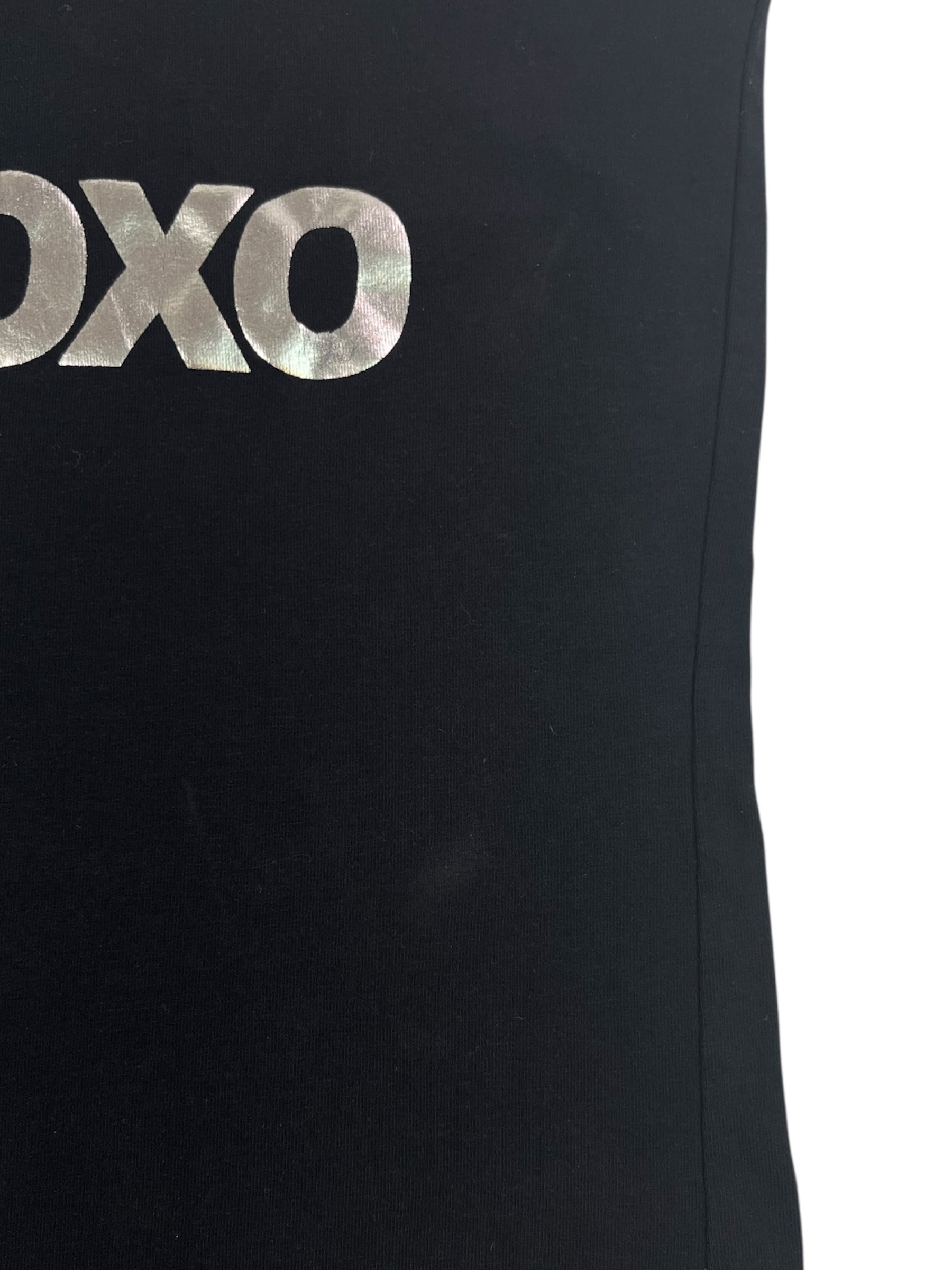 (M) Black I Heart XOXO Tank