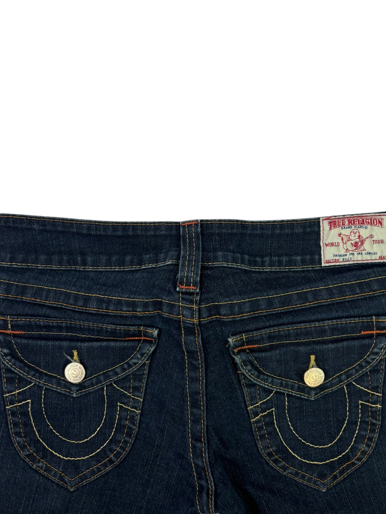 (32) True Religion Low Rise Denim