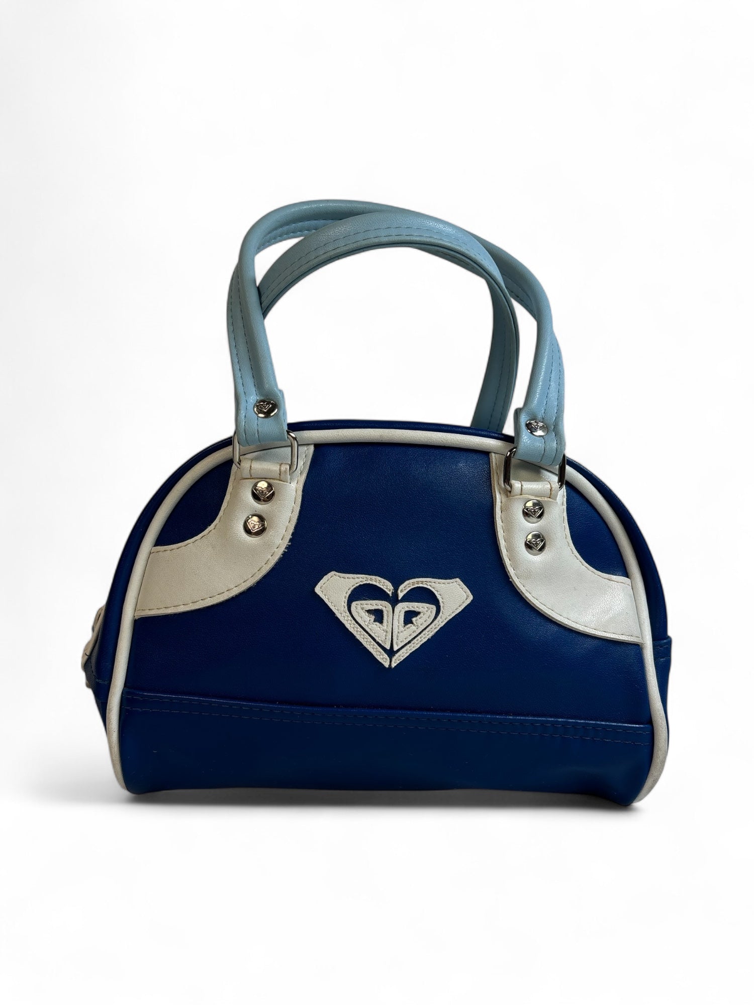 Vintage Blue & White Roxy Hangbag