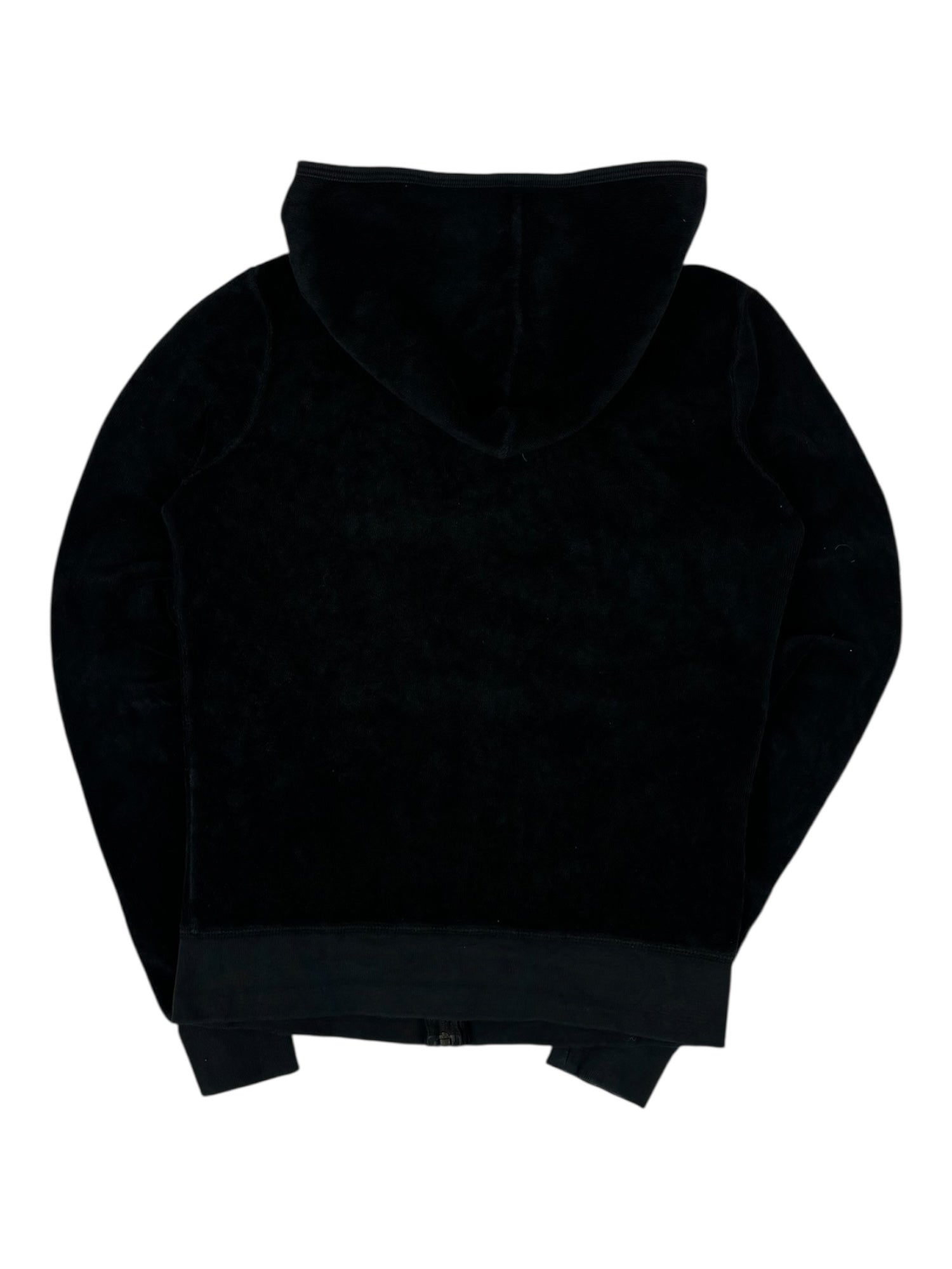 (S) Black Terry-cloth Juicy Couture Zip up Hoodie