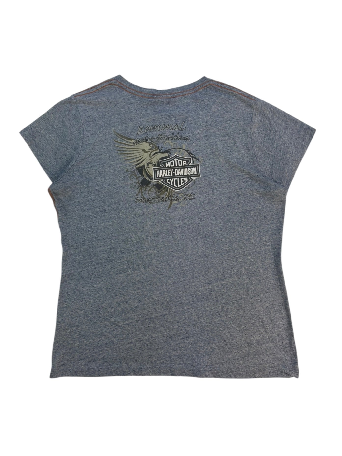 (M) New Castle Harley Davidson Tee