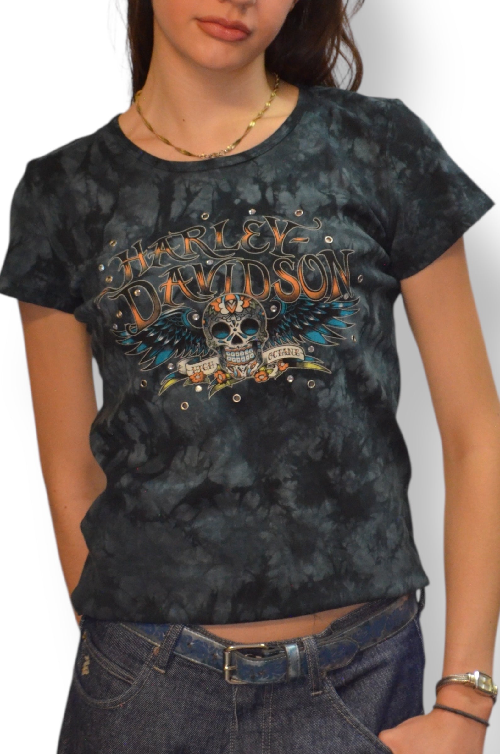 (M) High Octane Harley Davidson Tee