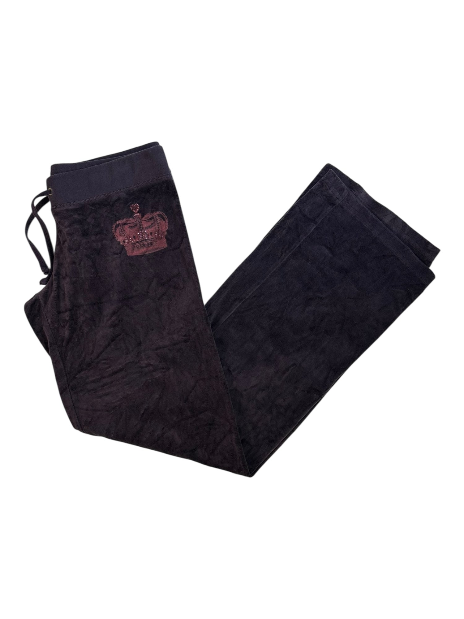 (S) Purple Printed Juicy Couture Velour Pants