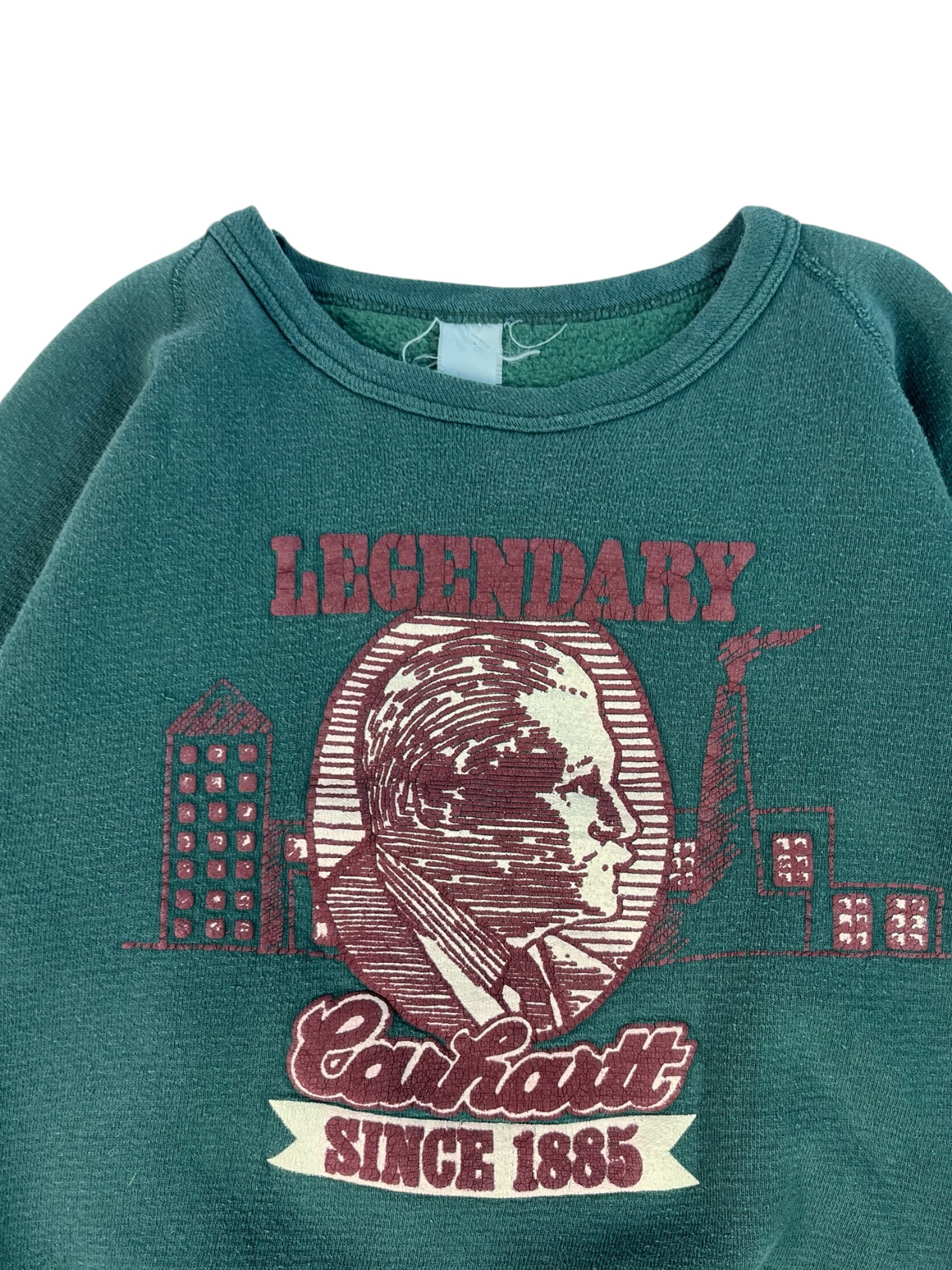 (M) Vintage Carhartt Green Crewneck