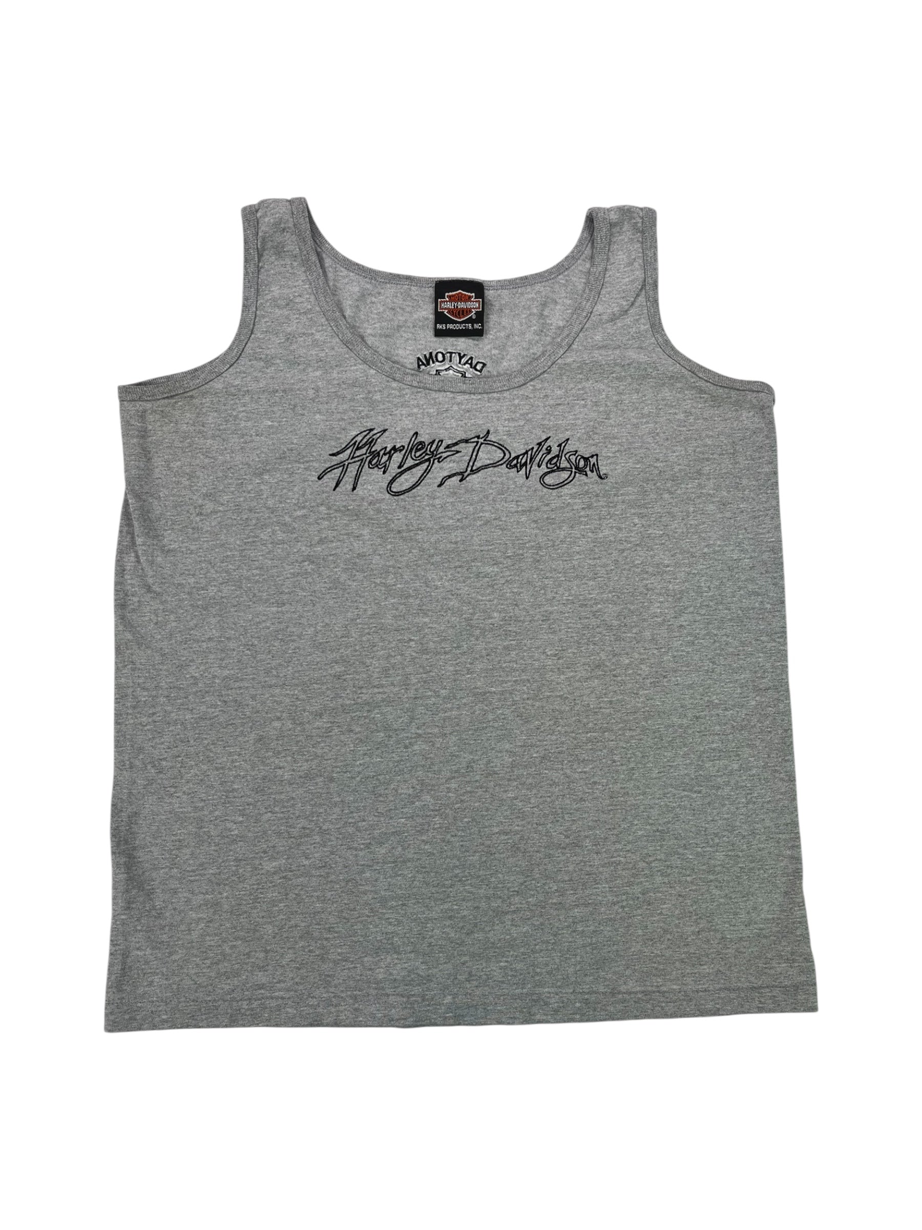 (L) Grey Harley Davidson Daytona Tank