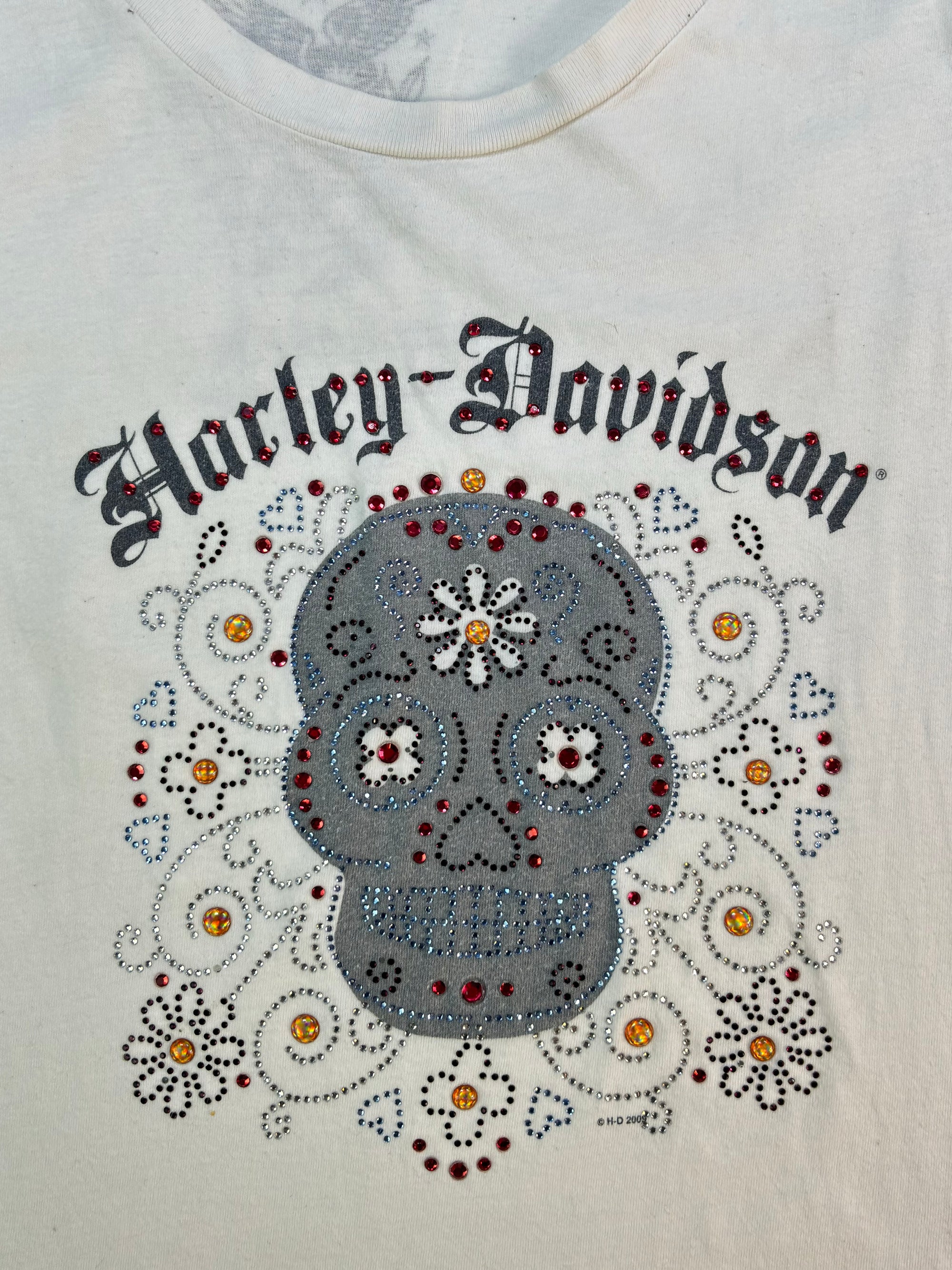 (S) Anaheim Embellished Harley Davidson Tee