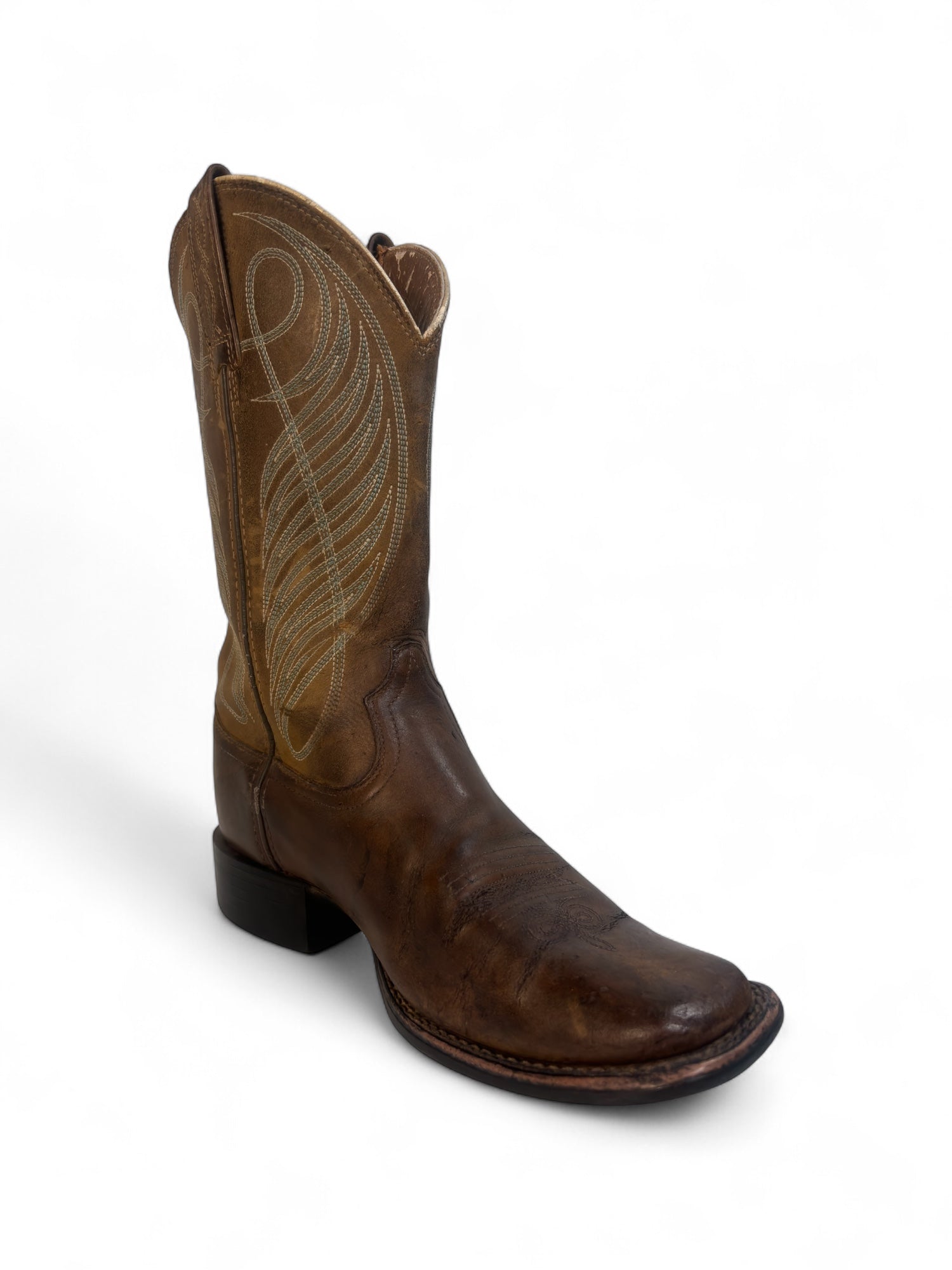 (7) Ariat Brown Cowboy Boots