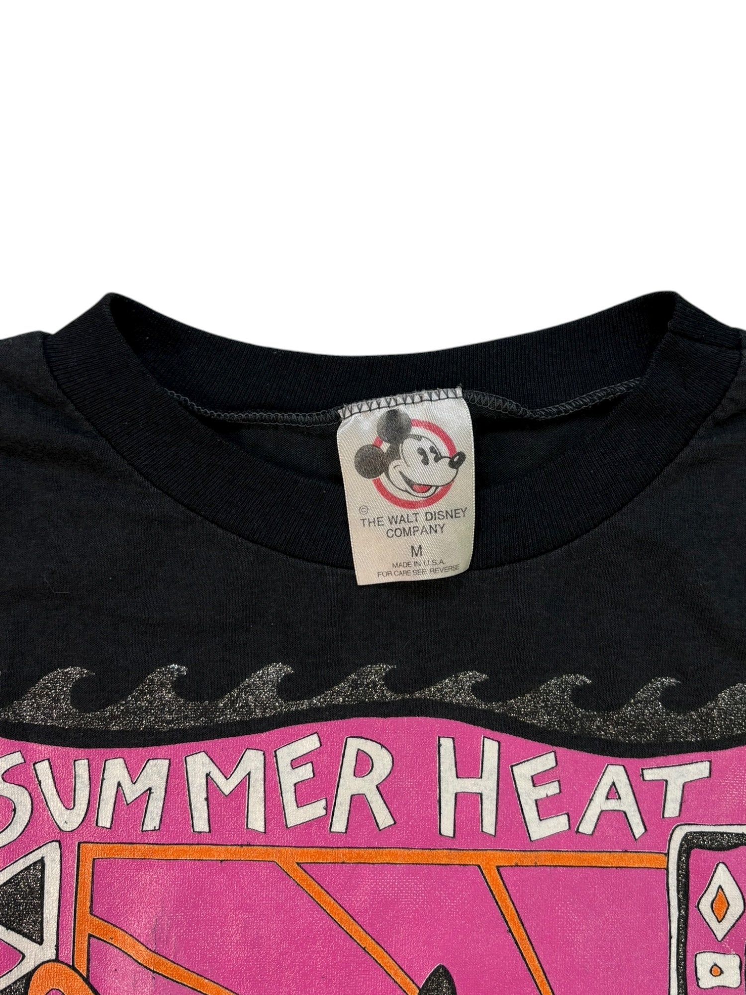 (M) Cropped 90's Mickey & Minnie Tee