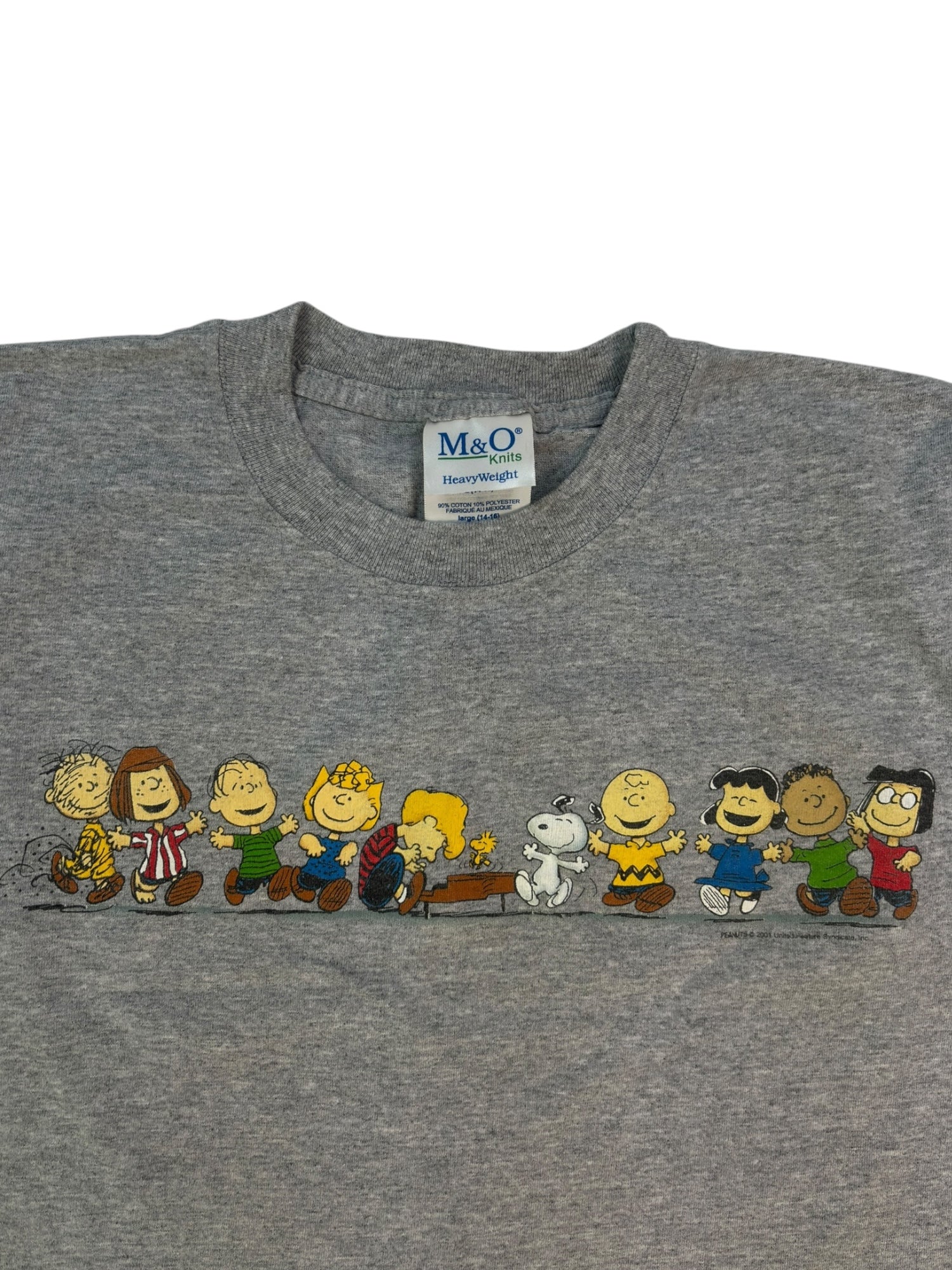 (M)Grey Peanuts 2001 Graphic Tee