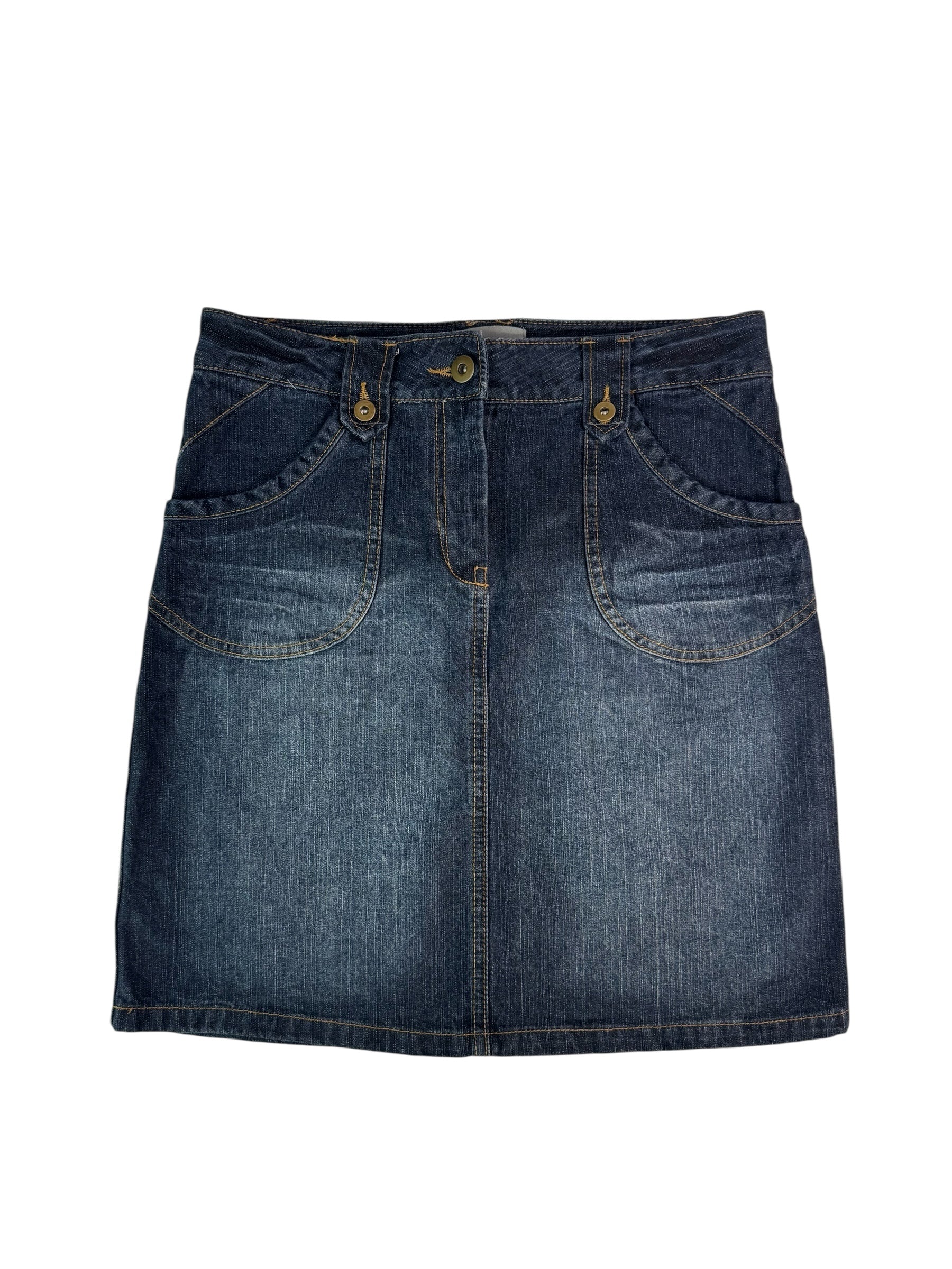 (30) n.y Denim Mini Skirt