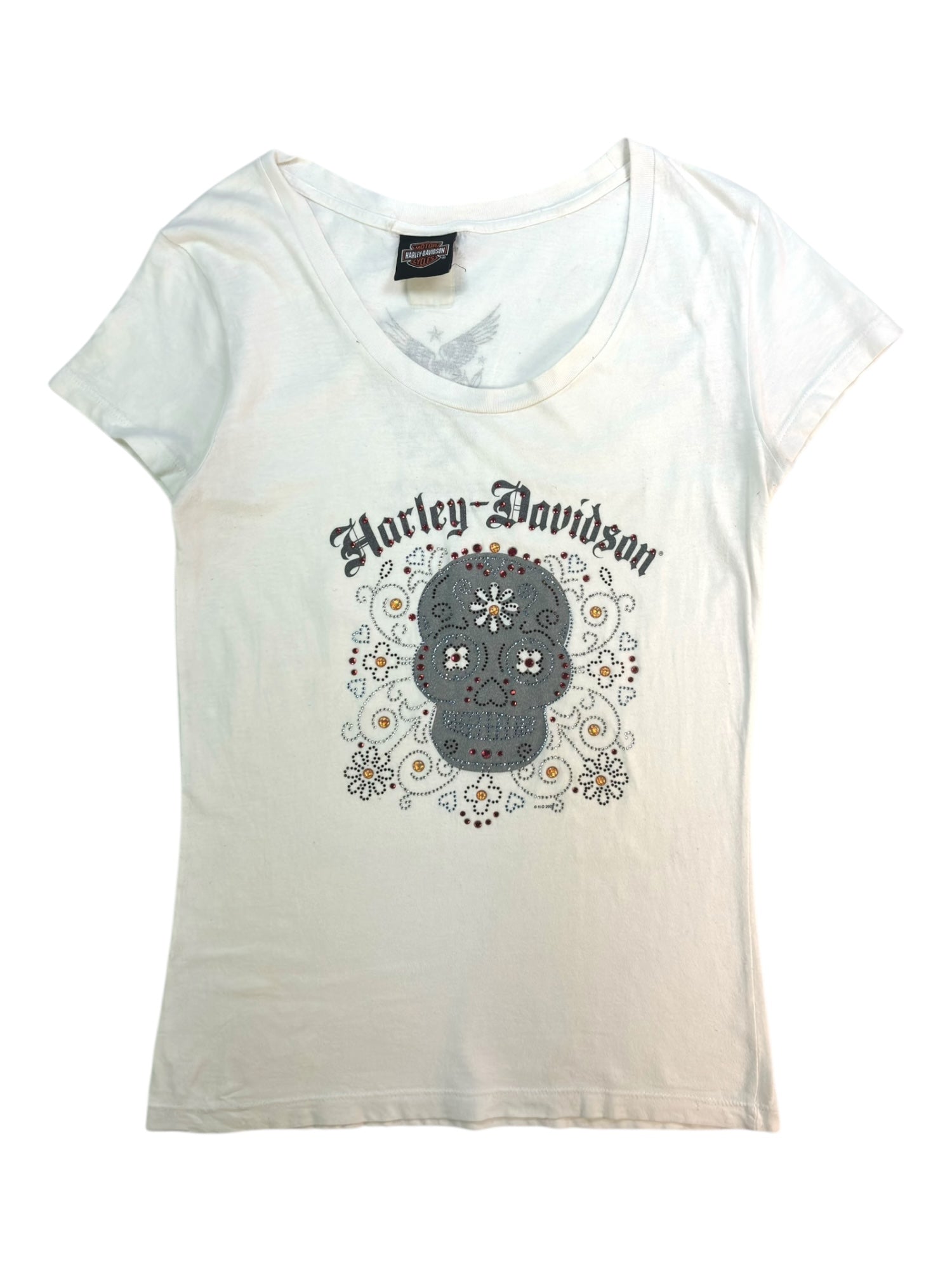 (S) Anaheim Embellished Harley Davidson Tee