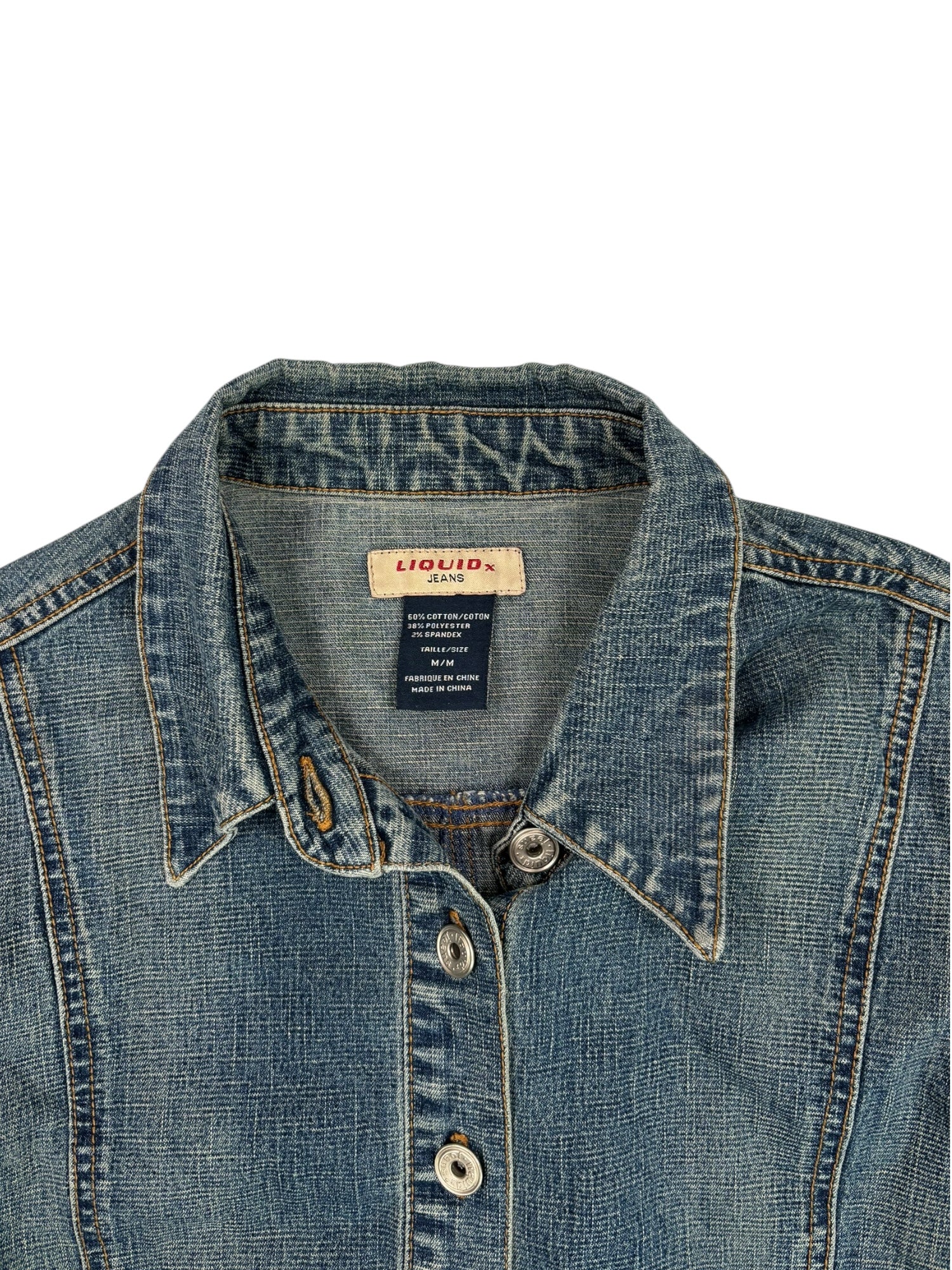 (M) Liquid X Denim Dress