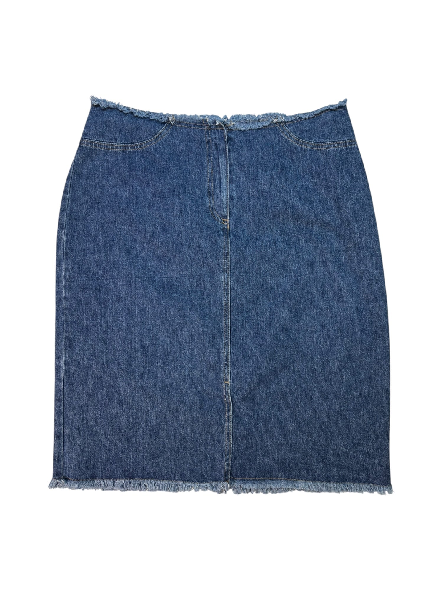 (33) Denim Midi Skirt