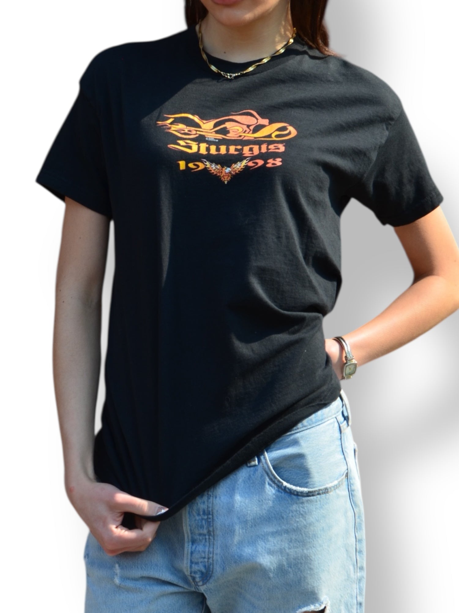 (XL) Sturgis 1998 Black Hills Rally Tee