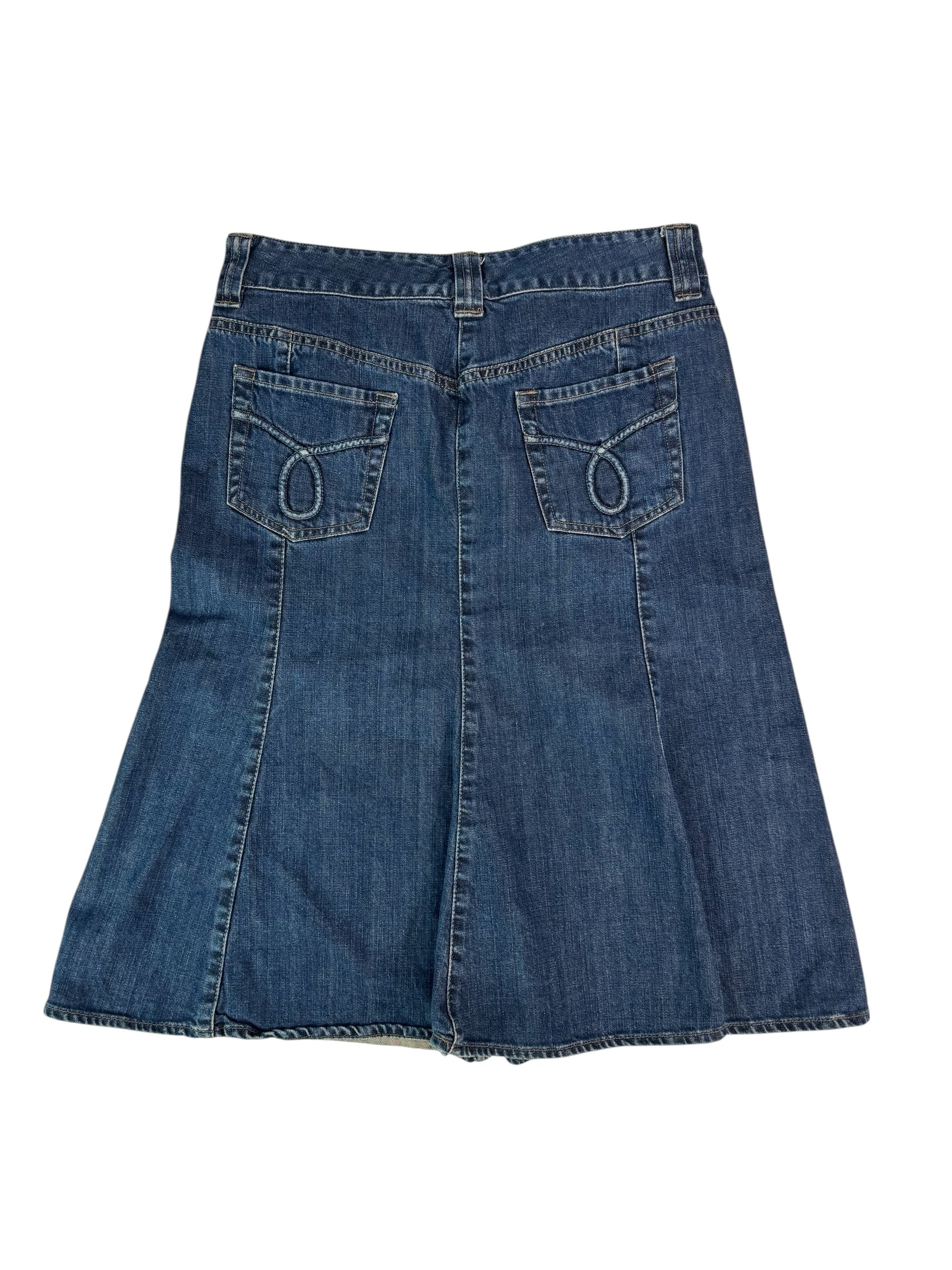 (29) Calvin Klein Denim Midi Skirt