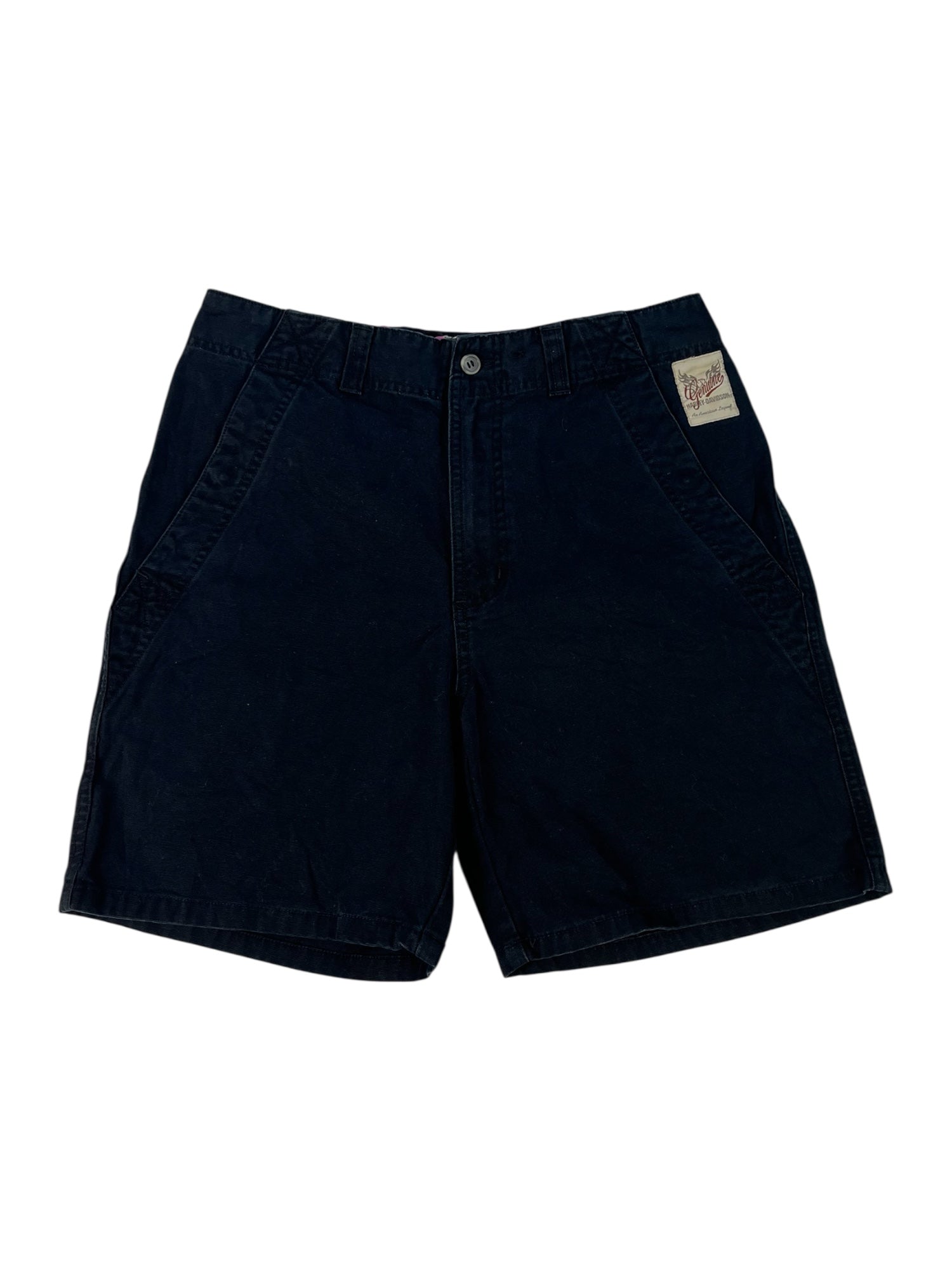 (31) Black Harley Davidson Shorts