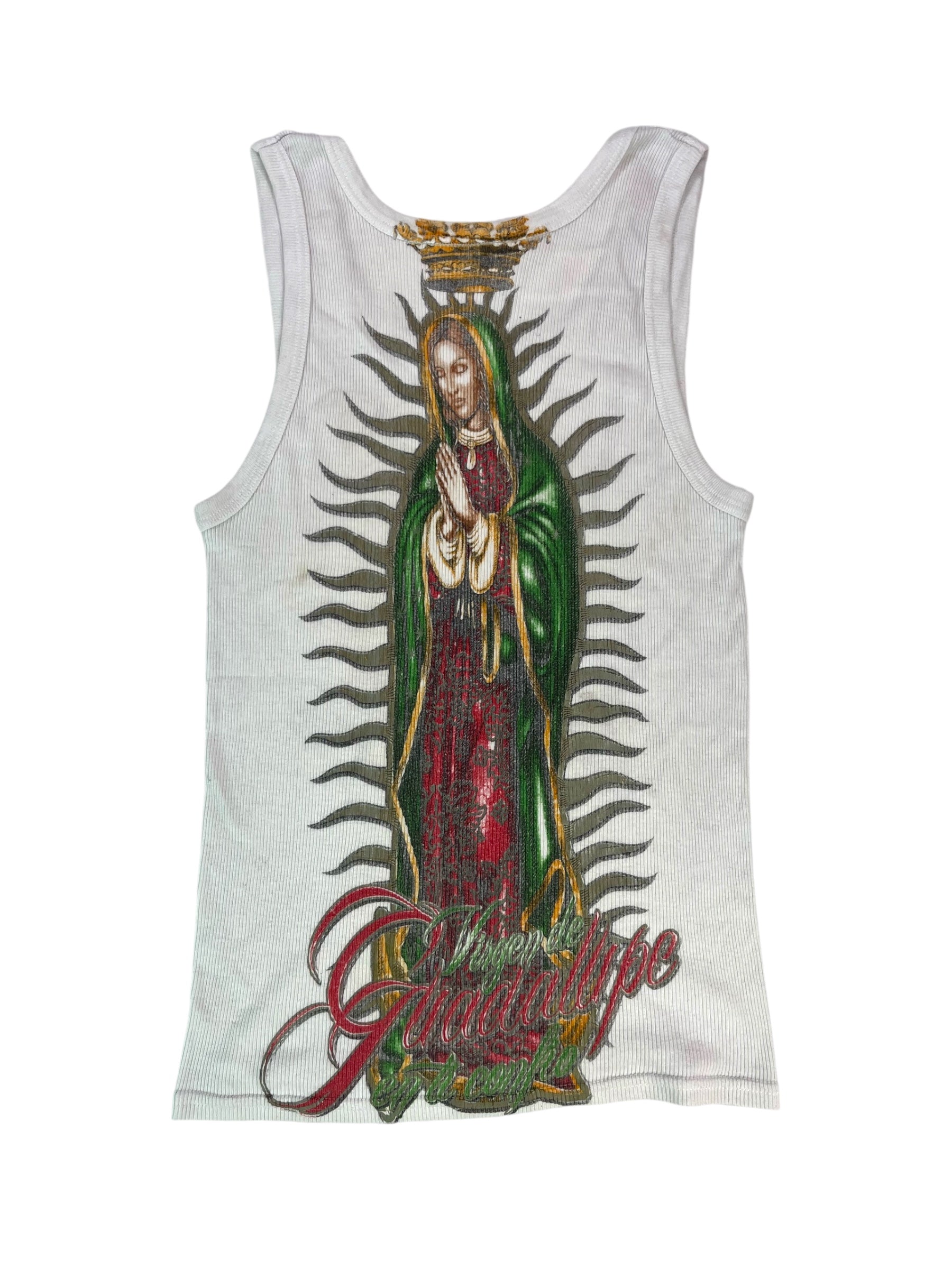 (L) Virgin Mary Ribbed Tank Top