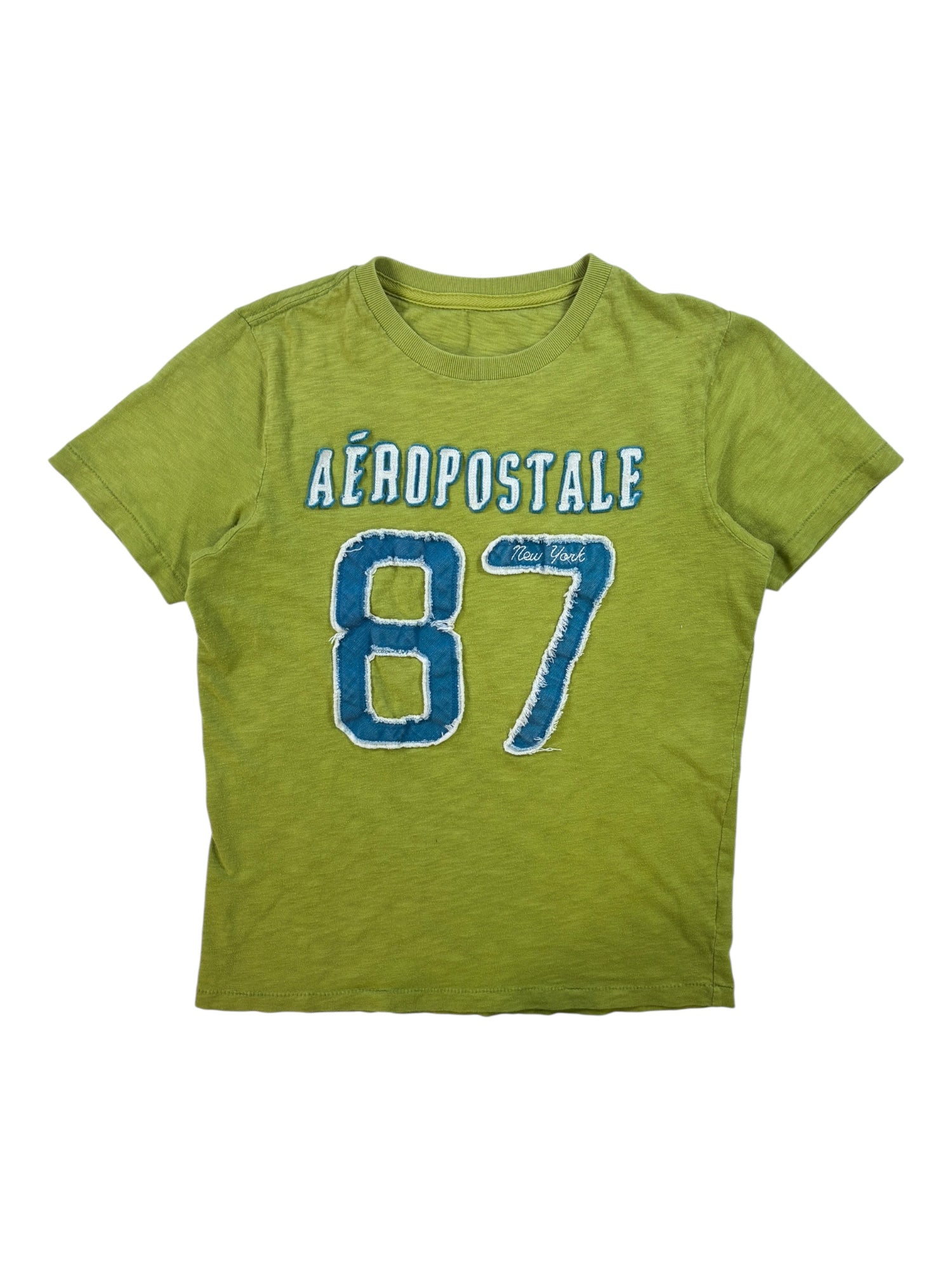 T-shirt Manches Longues Aeropostale Vert – Taille M – Style Graphique – Occasion