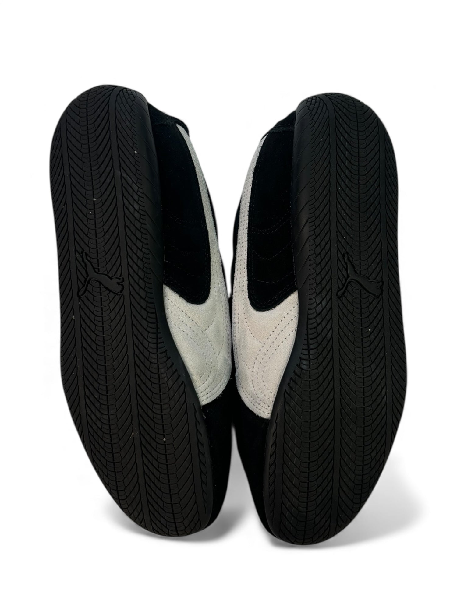 (8) Black PUMA Speedcat Sneakers