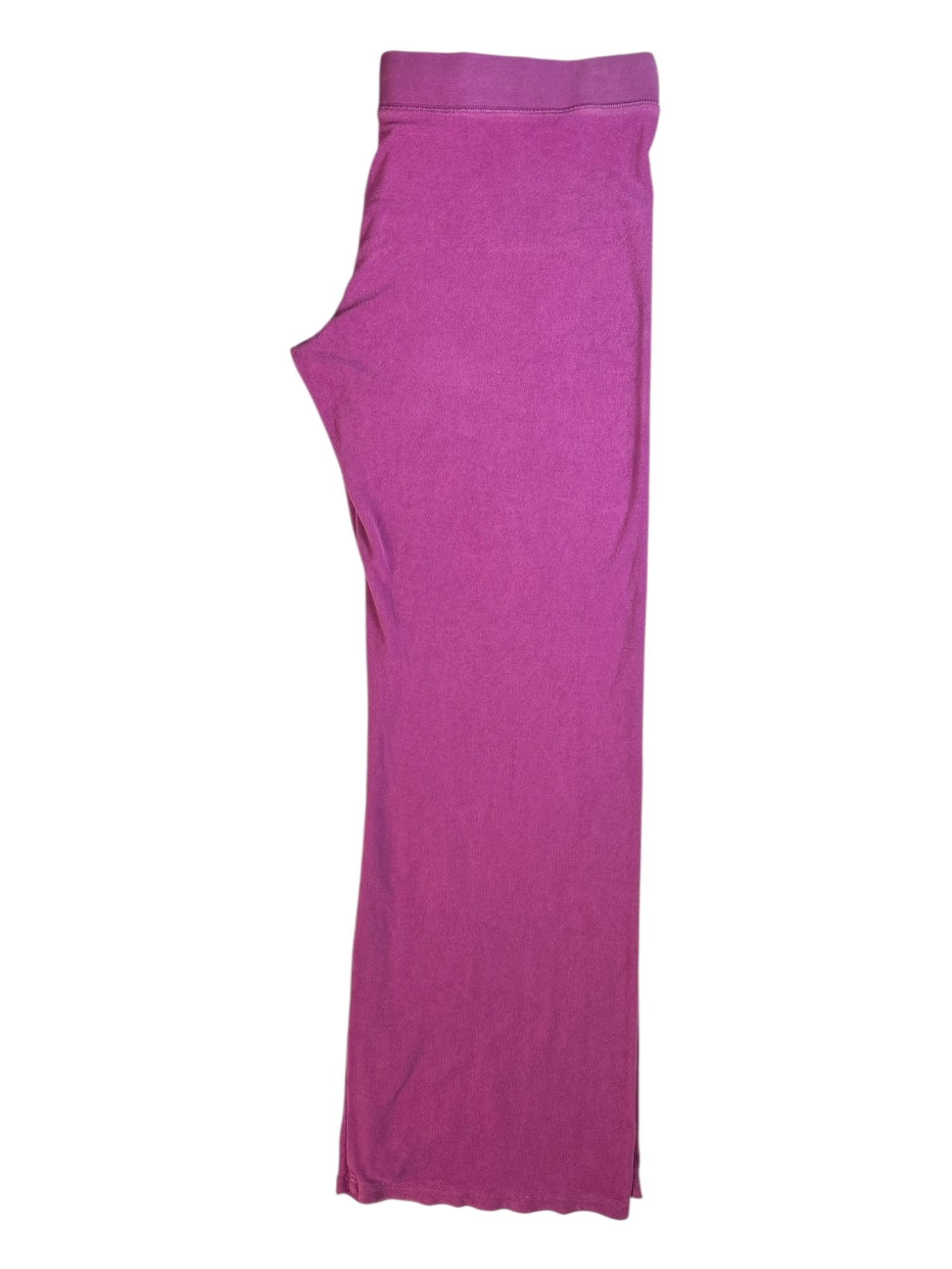 (XL) Hot Pink Printed Terry Cloth Juicy Couture Pants