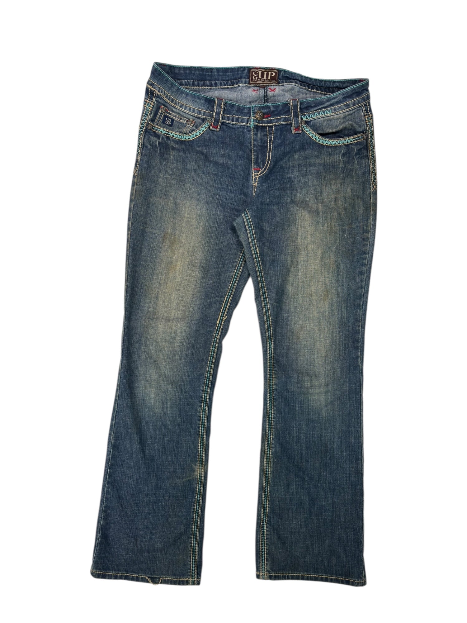 (33) Cowgirl Up Straight Leg Jeans