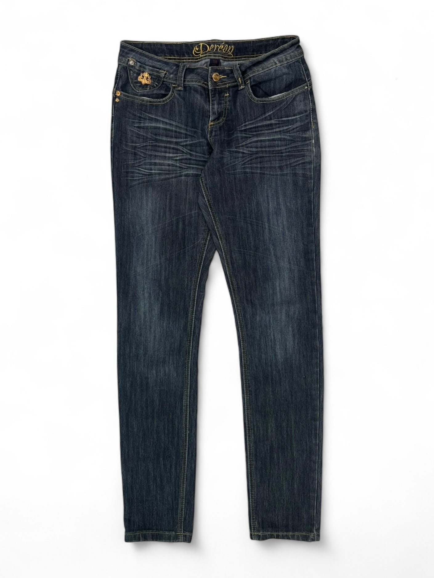 (28) Deréon Straight Leg Jeans