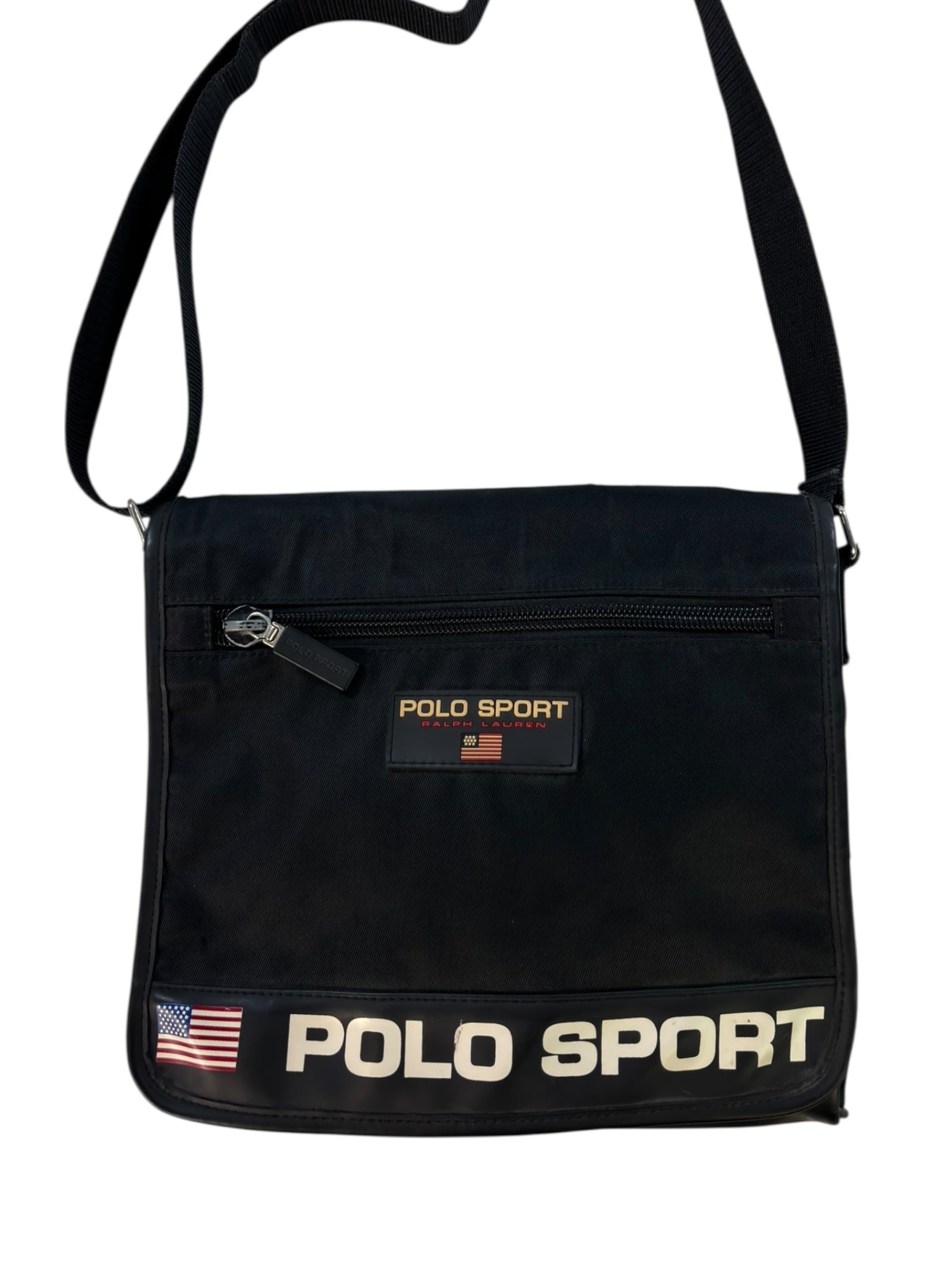 POLO SPORT Ralph Lauren ショルダー バッグ ブラック 90's Ralph Lauren Polo Sport Crossbody Bag – Sweet Like