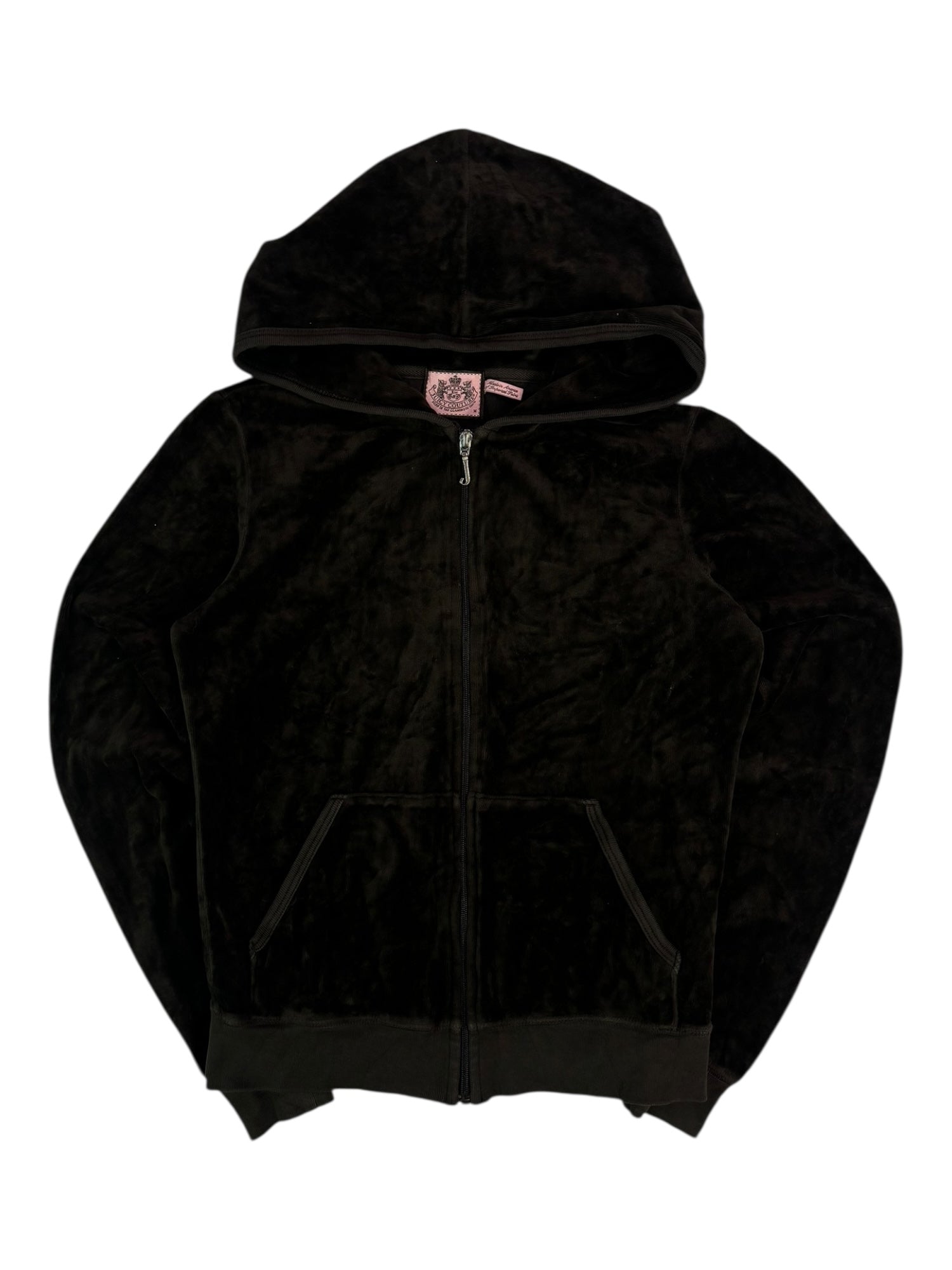 (S) Brown Juicy Couture Velour Zip-up Hoodie