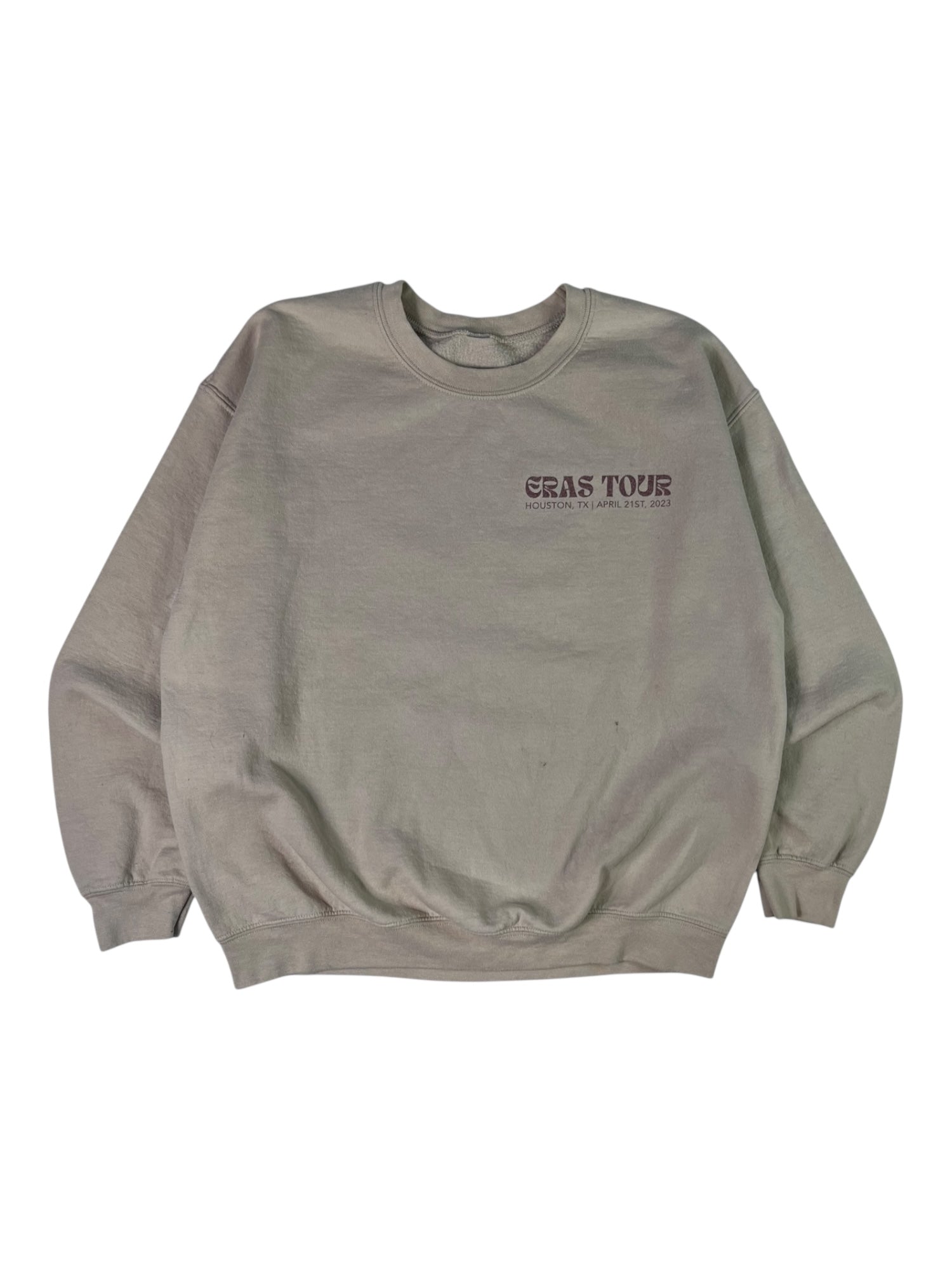 (L) Taylor Swift Eras Tour Houston, TX Crewneck