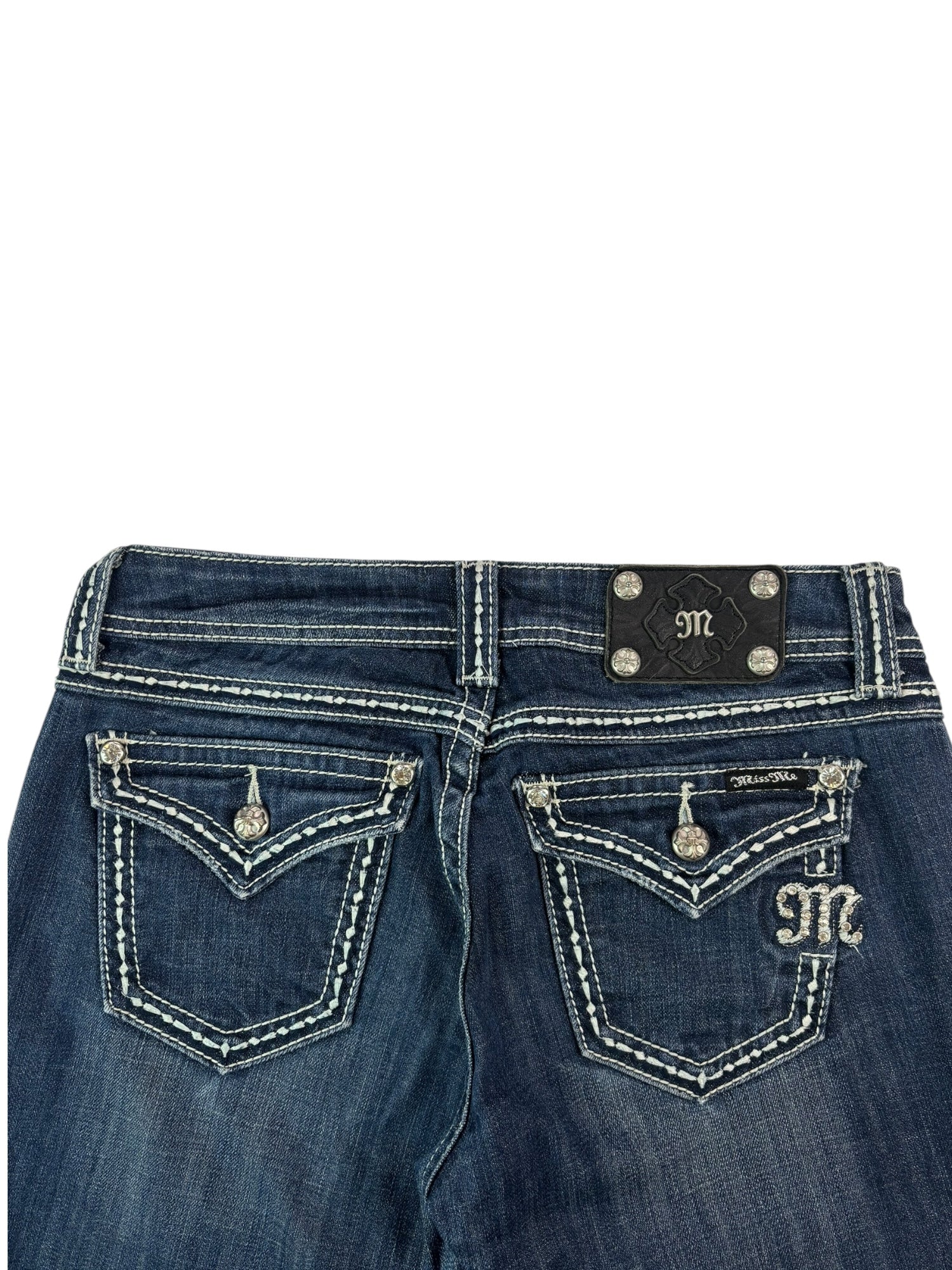 (28) Miss Me Embellished Straight Leg Jeans