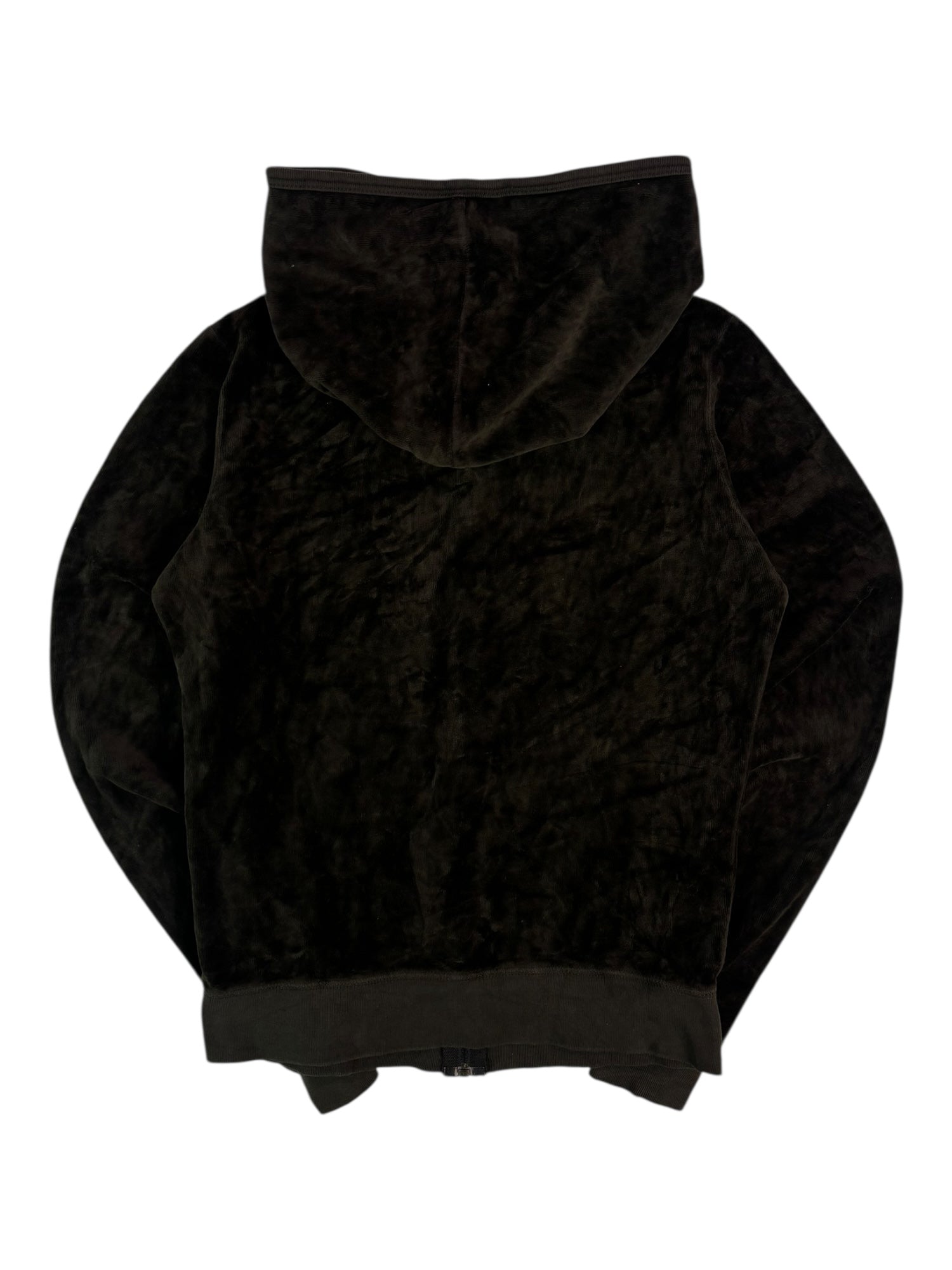 (S) Brown Juicy Couture Velour Zip-up Hoodie