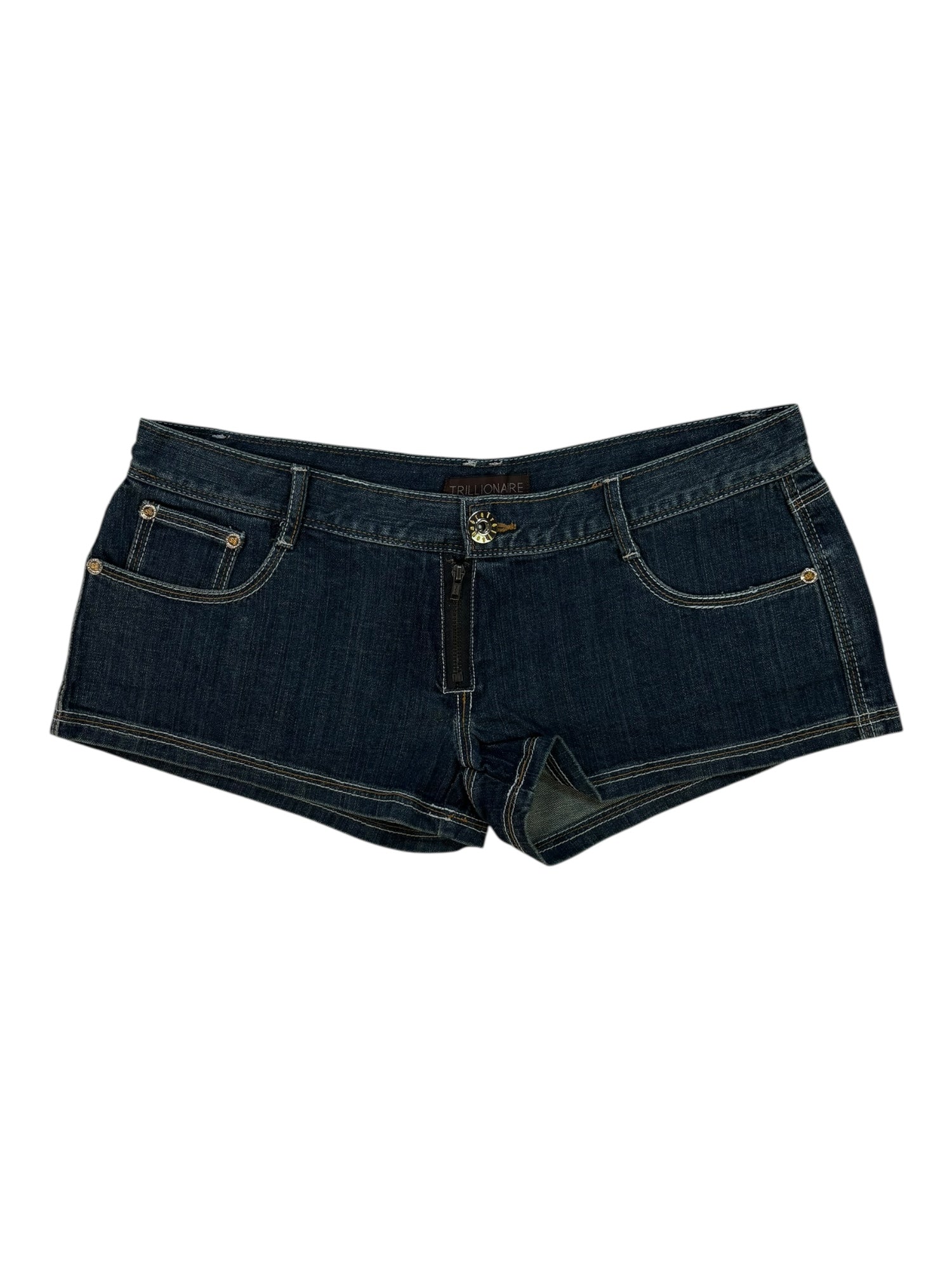 (32) Trillionaire Denim Micro Shorts