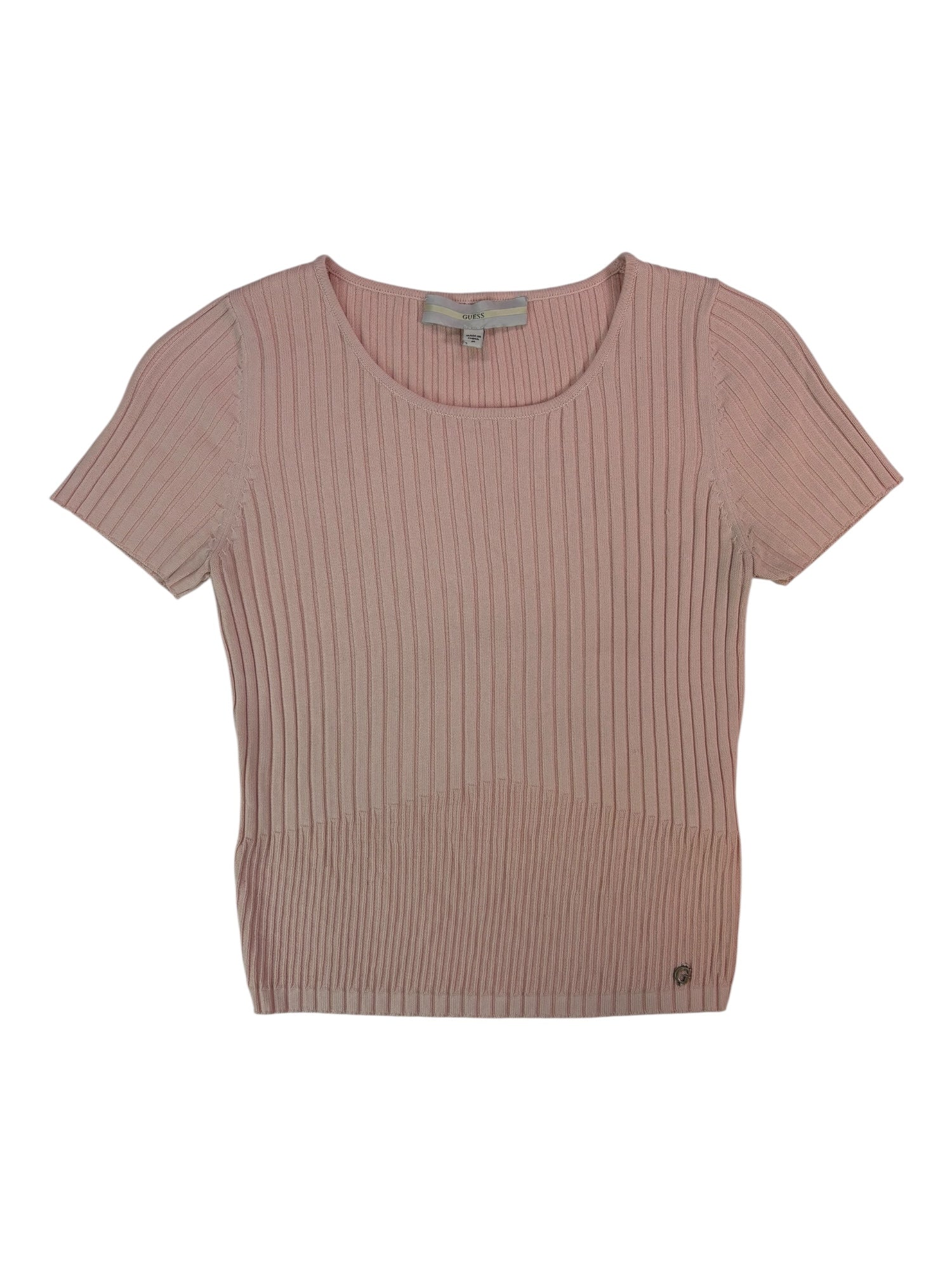 (M) Guess Baby Pink Fitted Tee