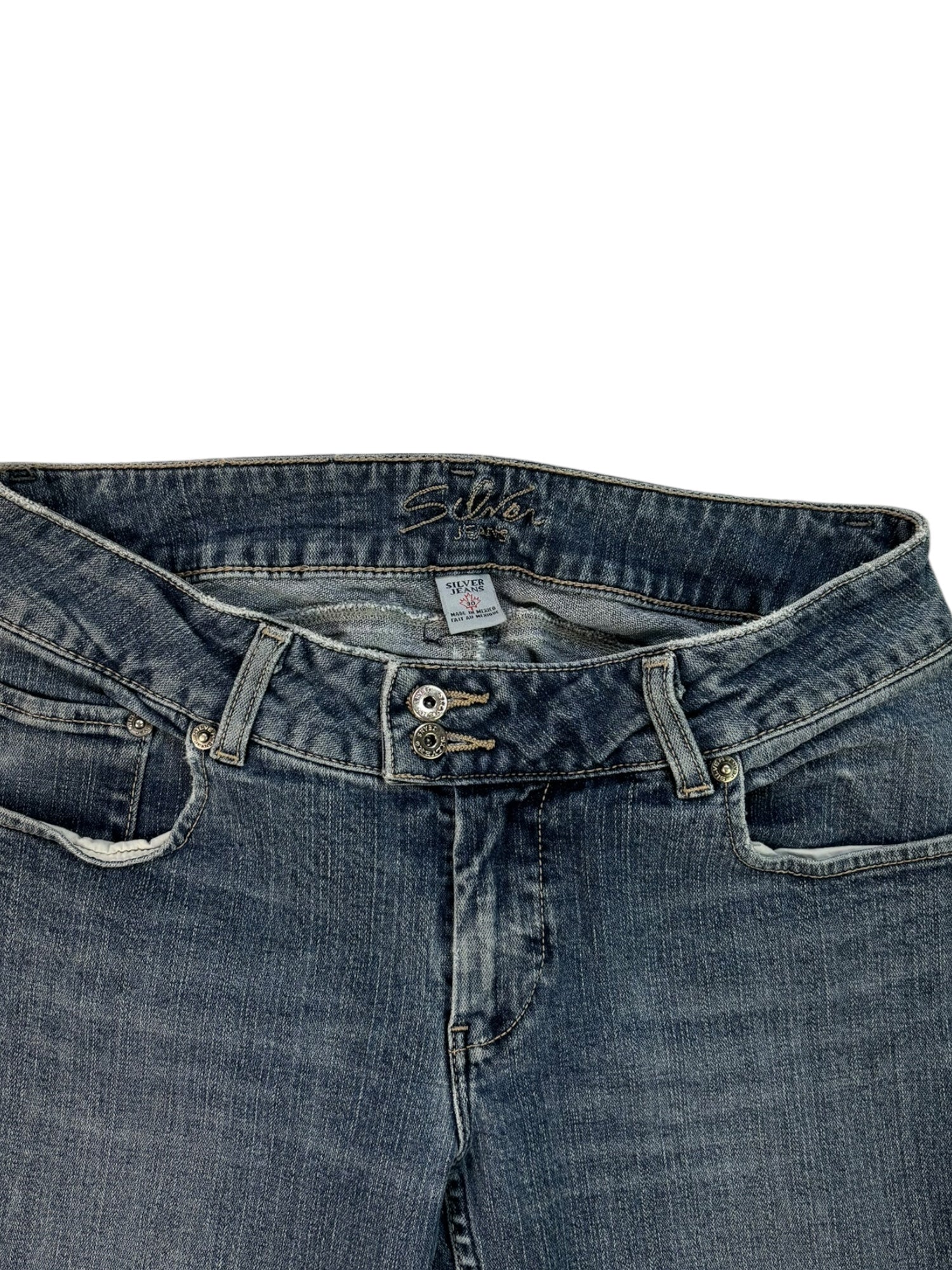(28) Boot-cut Silver Jeans
