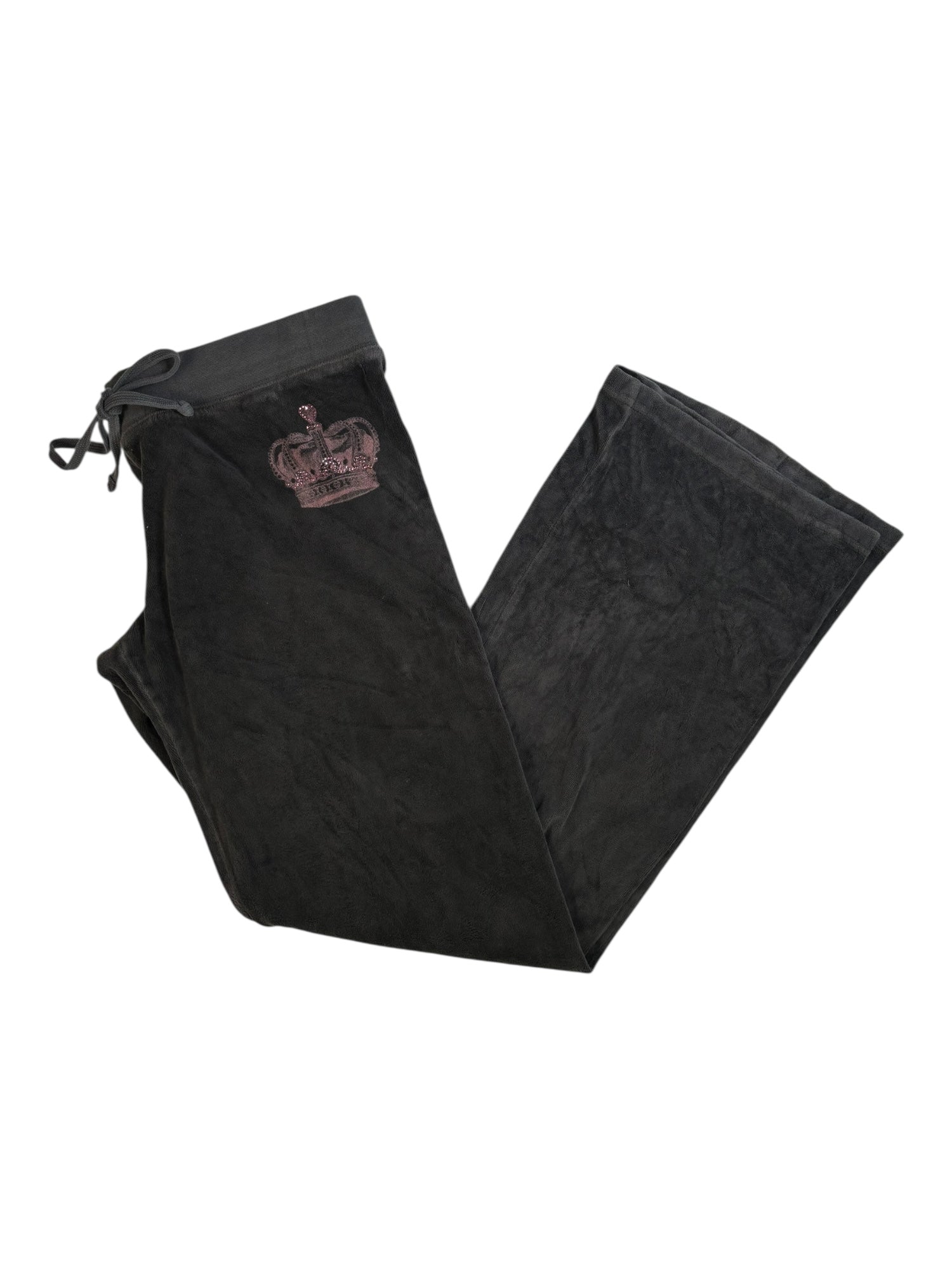 (M) Dark Grey Embellished Crown Juicy Couture Pants