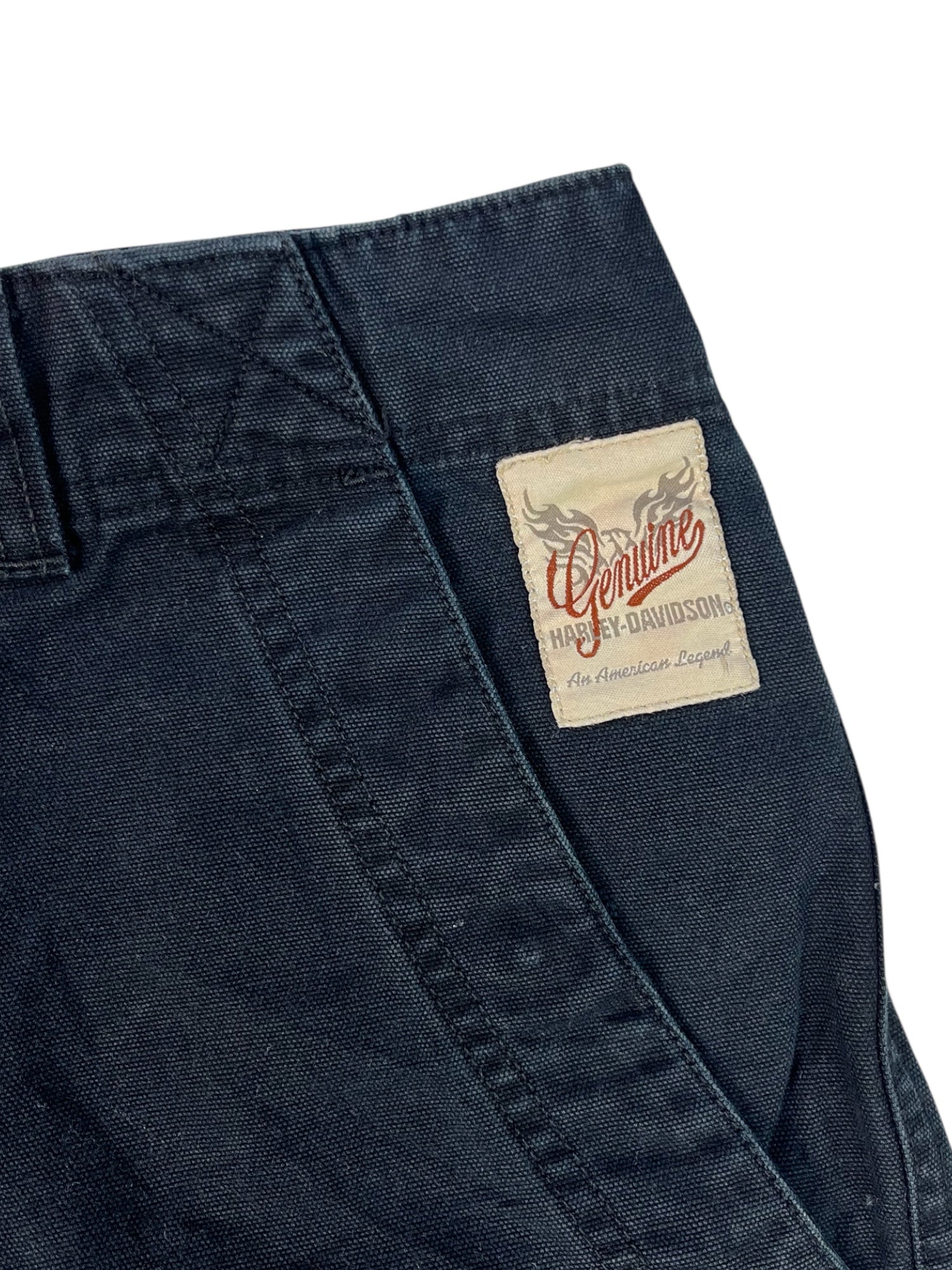 (31) Black Harley Davidson Shorts