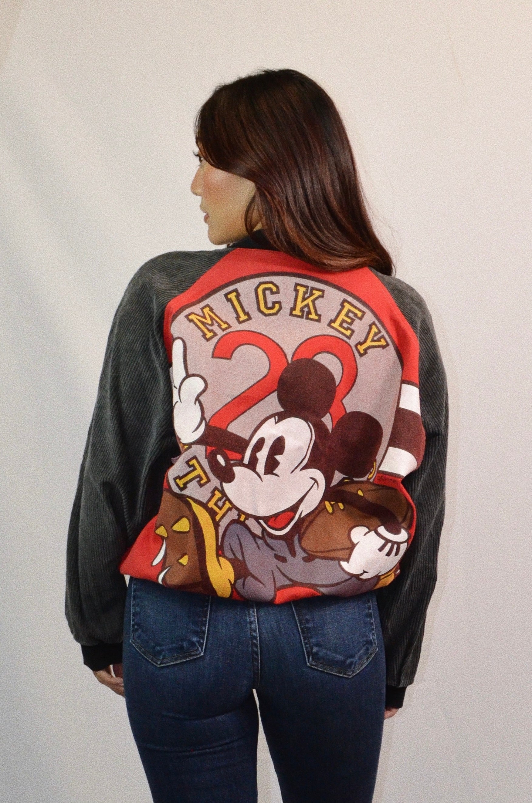 (M) Mickey Mouse Athletics Red Jacket