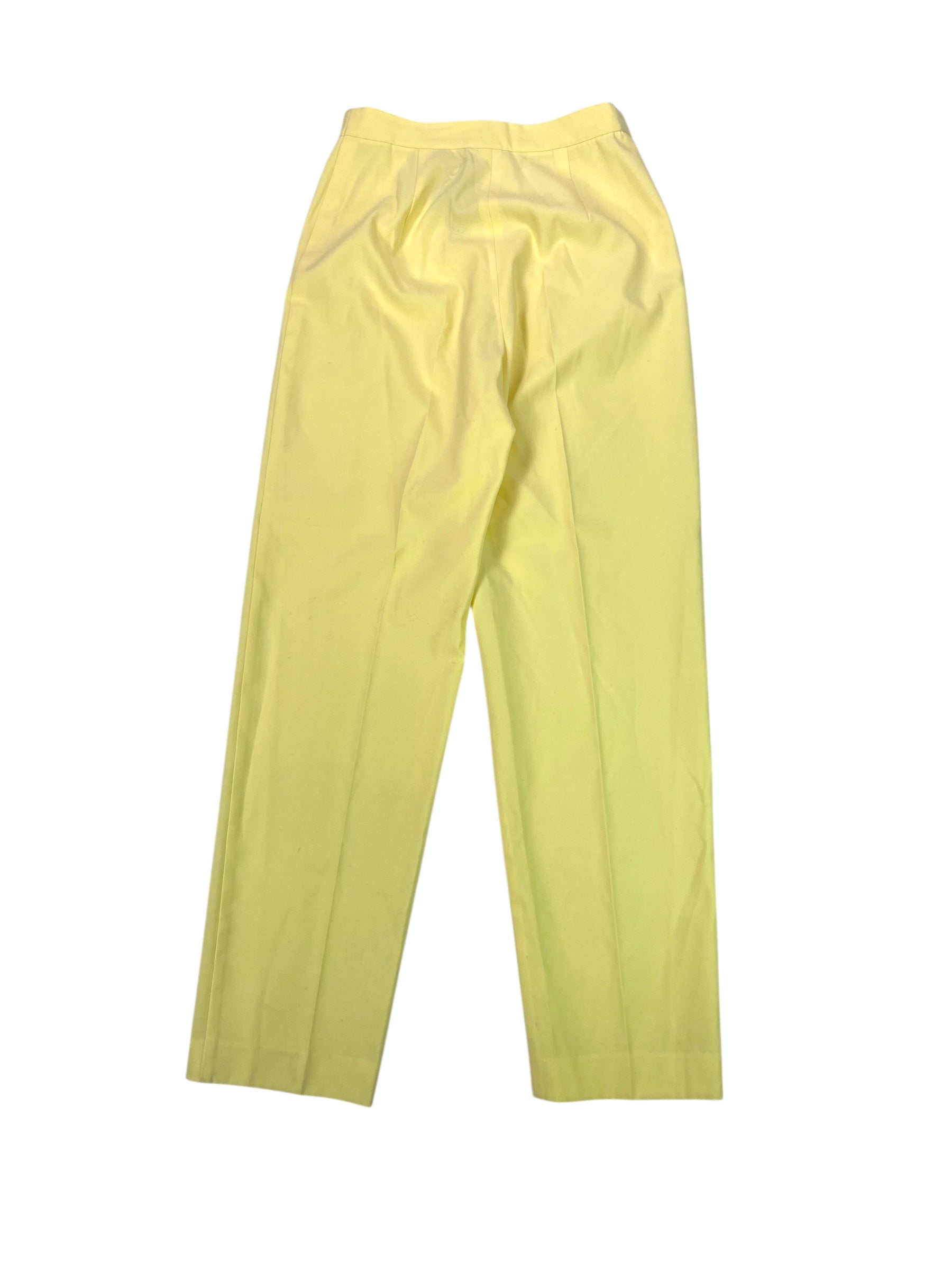 (26) Yellow High Waisted Trousers