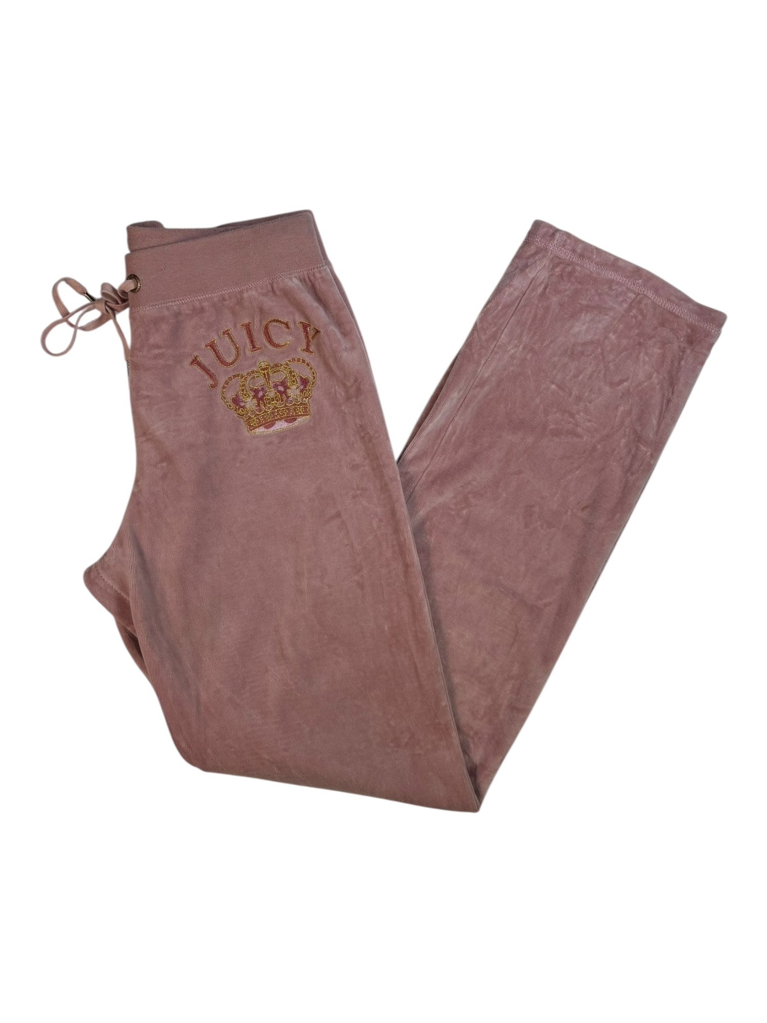 (S) Pale Pink Crown Graphic Juicy Couture Pants